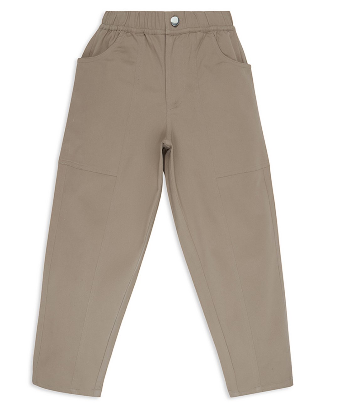 My Milestones Cotton Solid Trousers - Khaki-picture-10