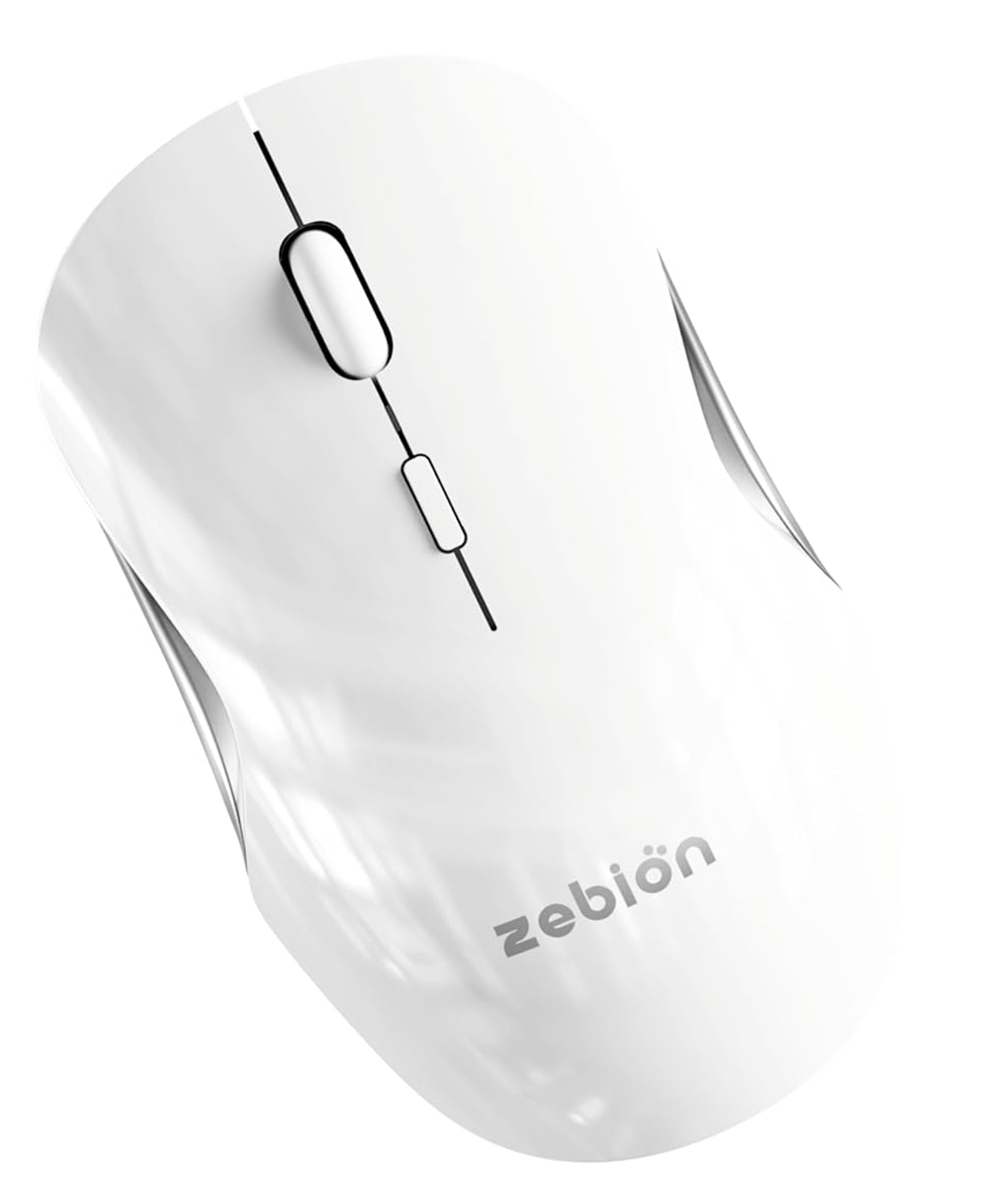 Zebion Connect-3 Wireless Optical Mouse-White-image-4