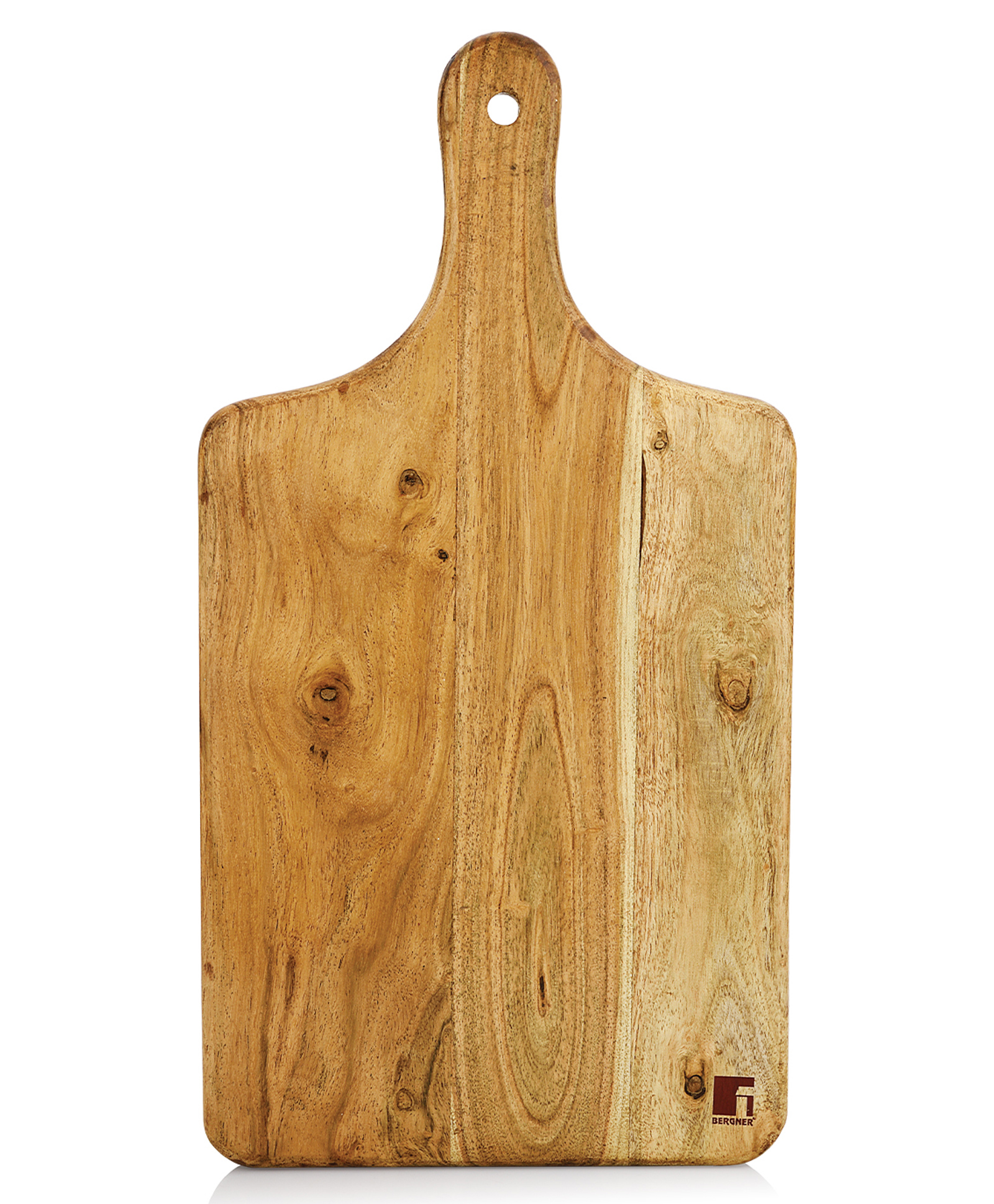 Bergner Wooden Chopping Board for Kitchen (17'' x 9')', Acacia Wood - Brown-image-6