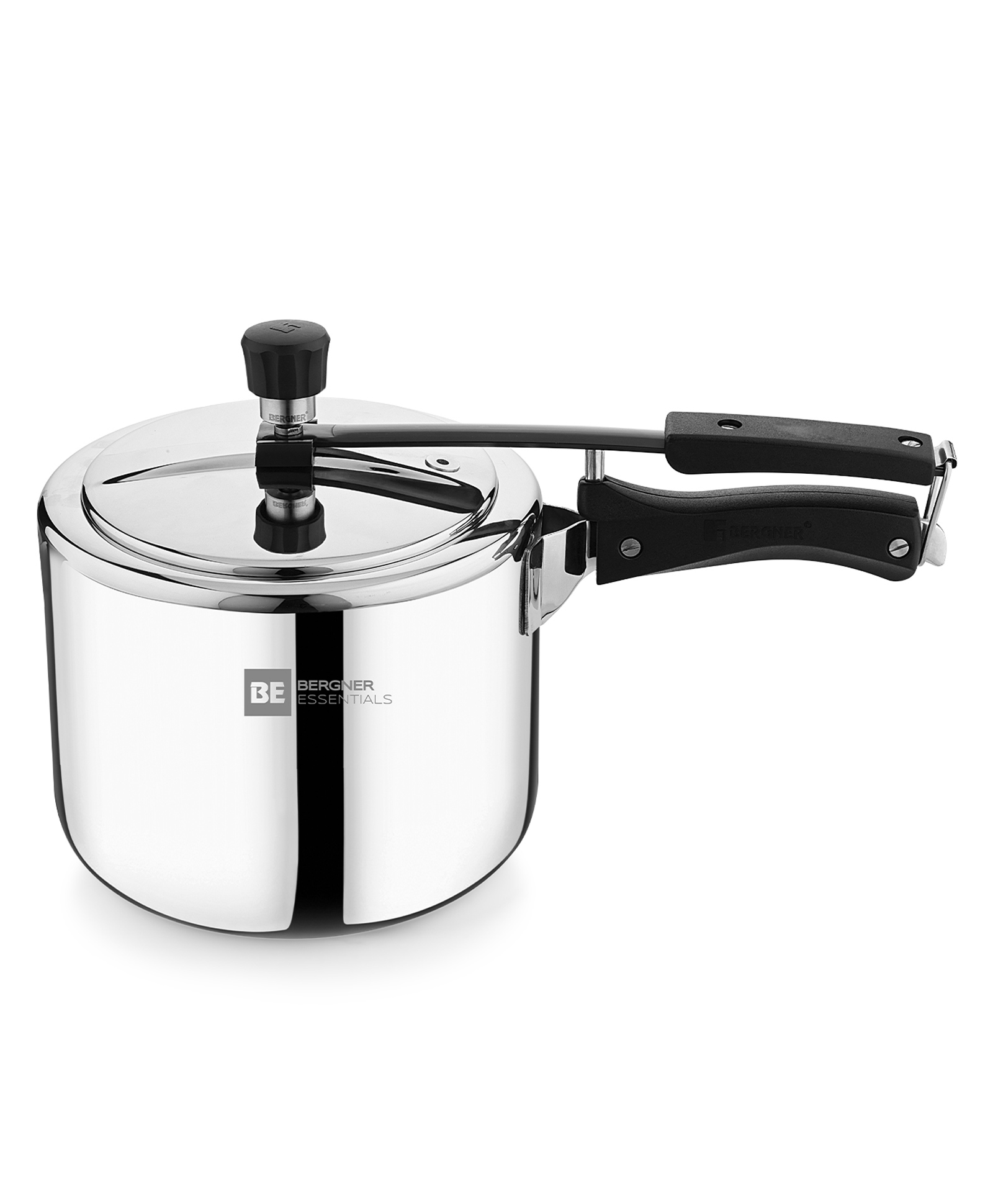 Bergner BE Essentials Tripro Triply Stainless Steel 3 Litres Inner Lid Pressure Cooker - Full Induction Bottom-image-35