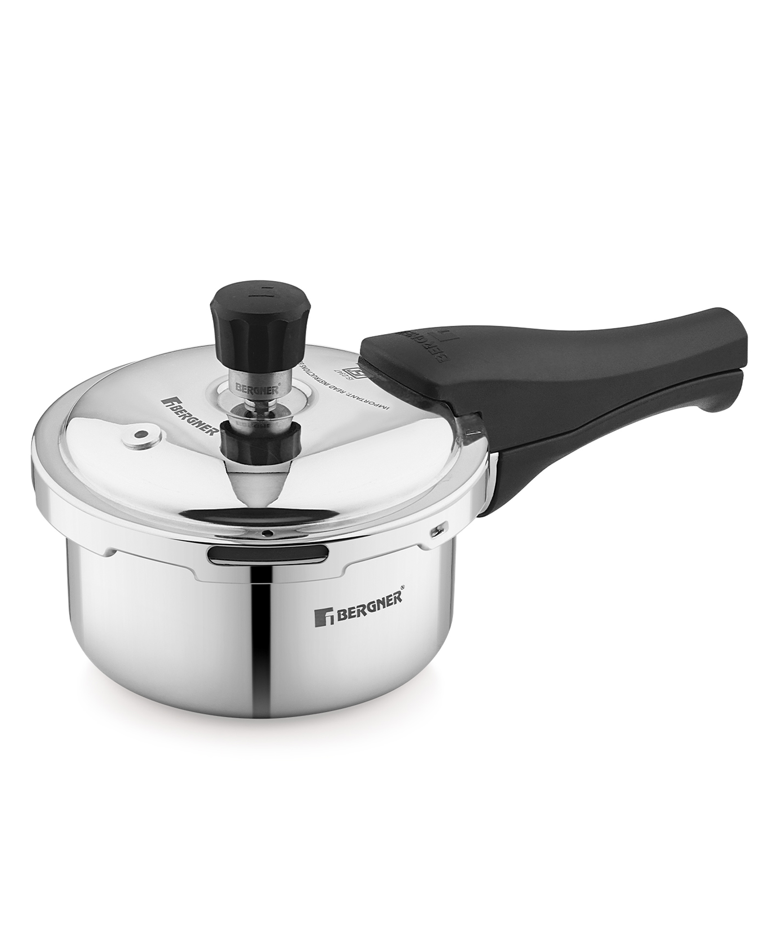 Bergner Tri-Max Junior TriPly 1 Litre Pressure Cooker - Induction Bottom