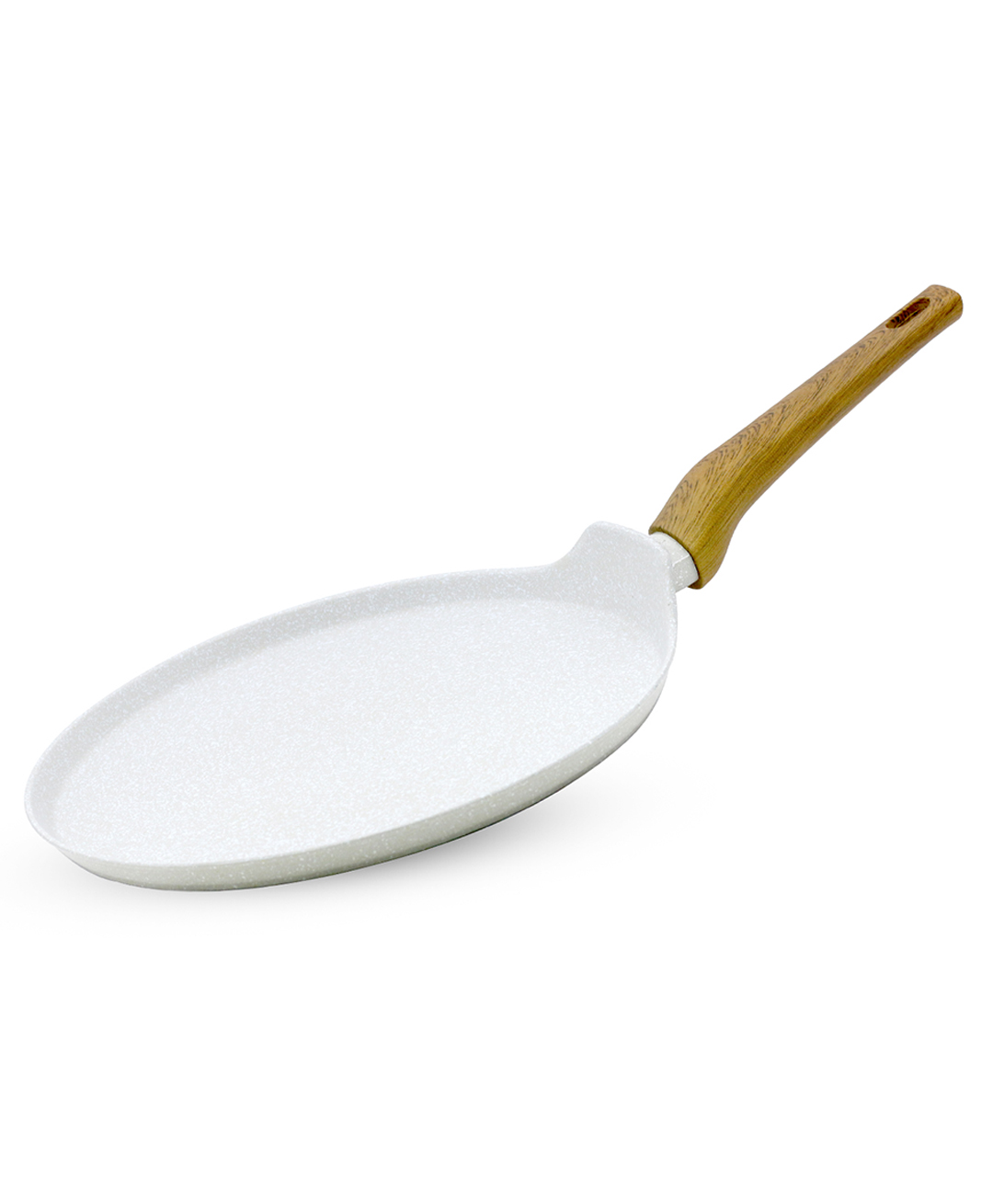 Bergner Naturally Forged Aluminum 28cm Pancake Pan / Dosa Tawa with Marble Non-Stick Coating - Induction Bottom, Free Non-Woven Trivet-image-44