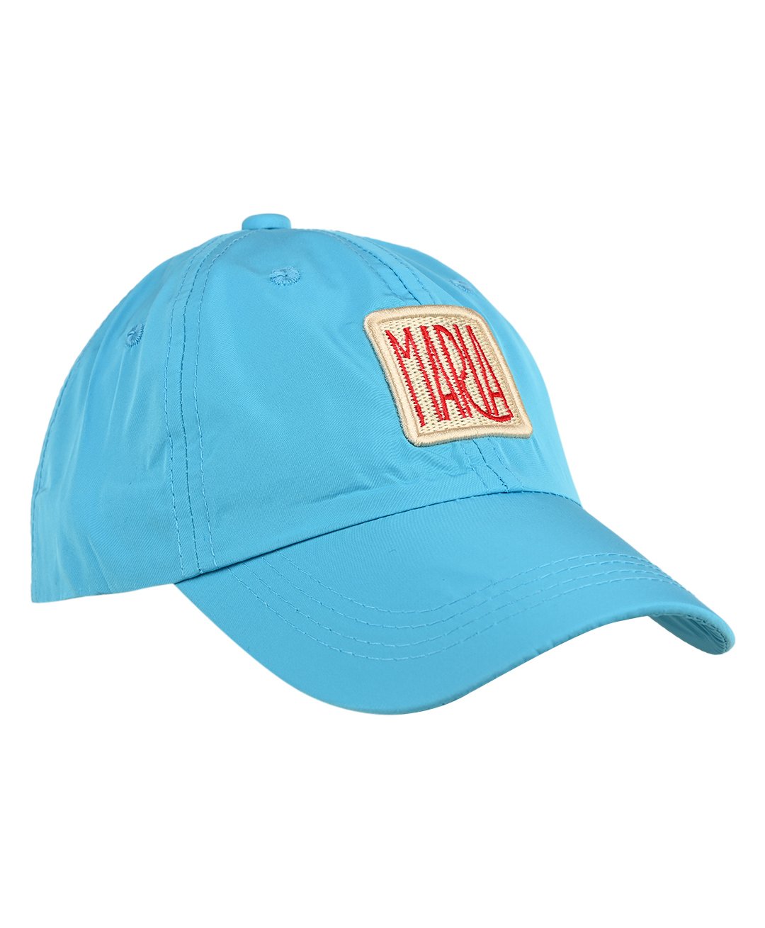 Kid-O-World Maria Text Patch Detailed Cap - Light Blue-image-43