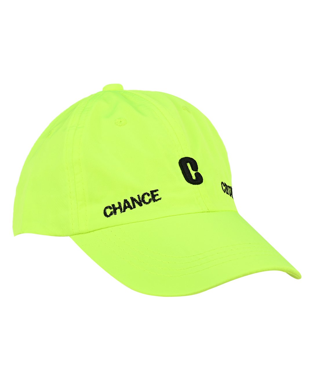 Kid-O-World Chance Text Embroidered Cap - Neon Green