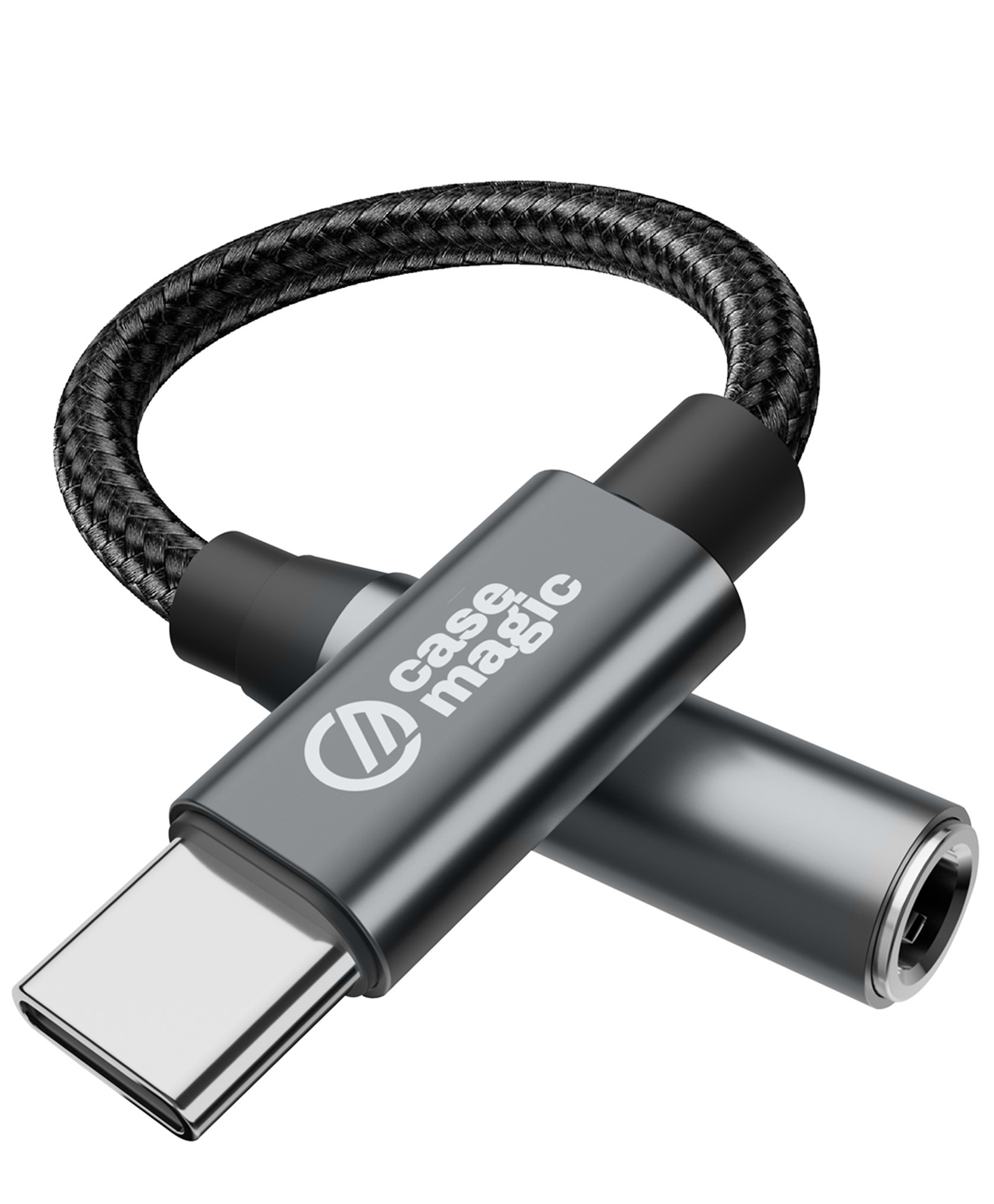 case-magic Type C to 3.5mm Audio Jack Adapter with DAC| Braided USB C to Aux Cable Connector| Hi-Fi Stereo Headphone Converter for iPhone 16/15 Series, Galaxy S25/ S24, iPad Pro, Other Type C Devices-image-7