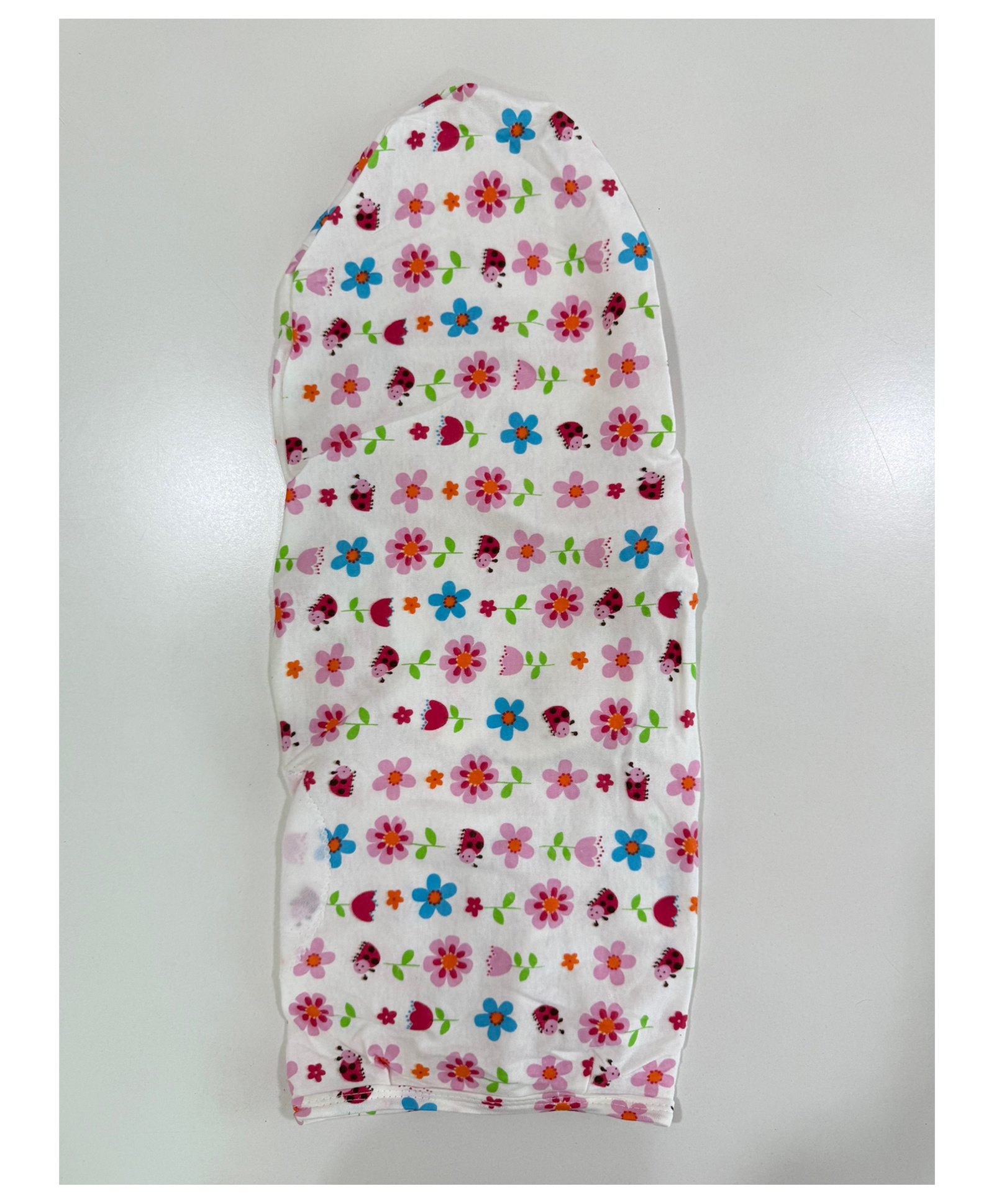 Baby Muslin Adjustable Swaddle Wrap PRINT- WHITE-image-42
