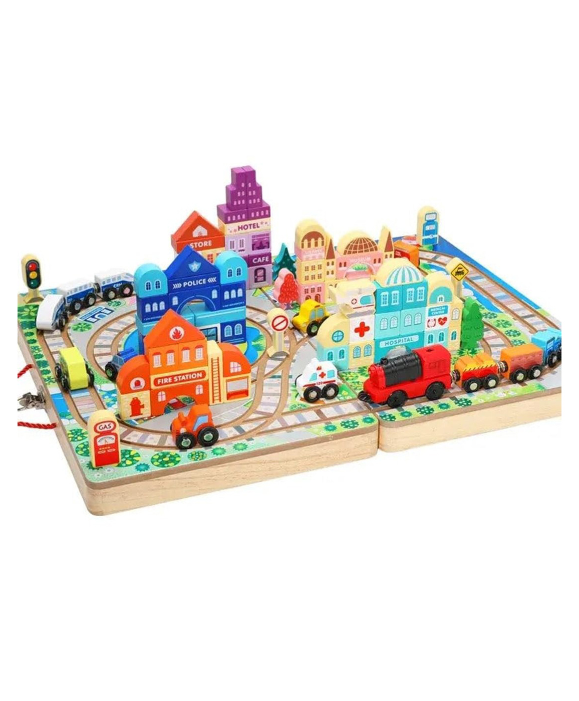 Eduspark Train Track Montessori Wooden Blocks Wooden Educational Learning Toys-image-23