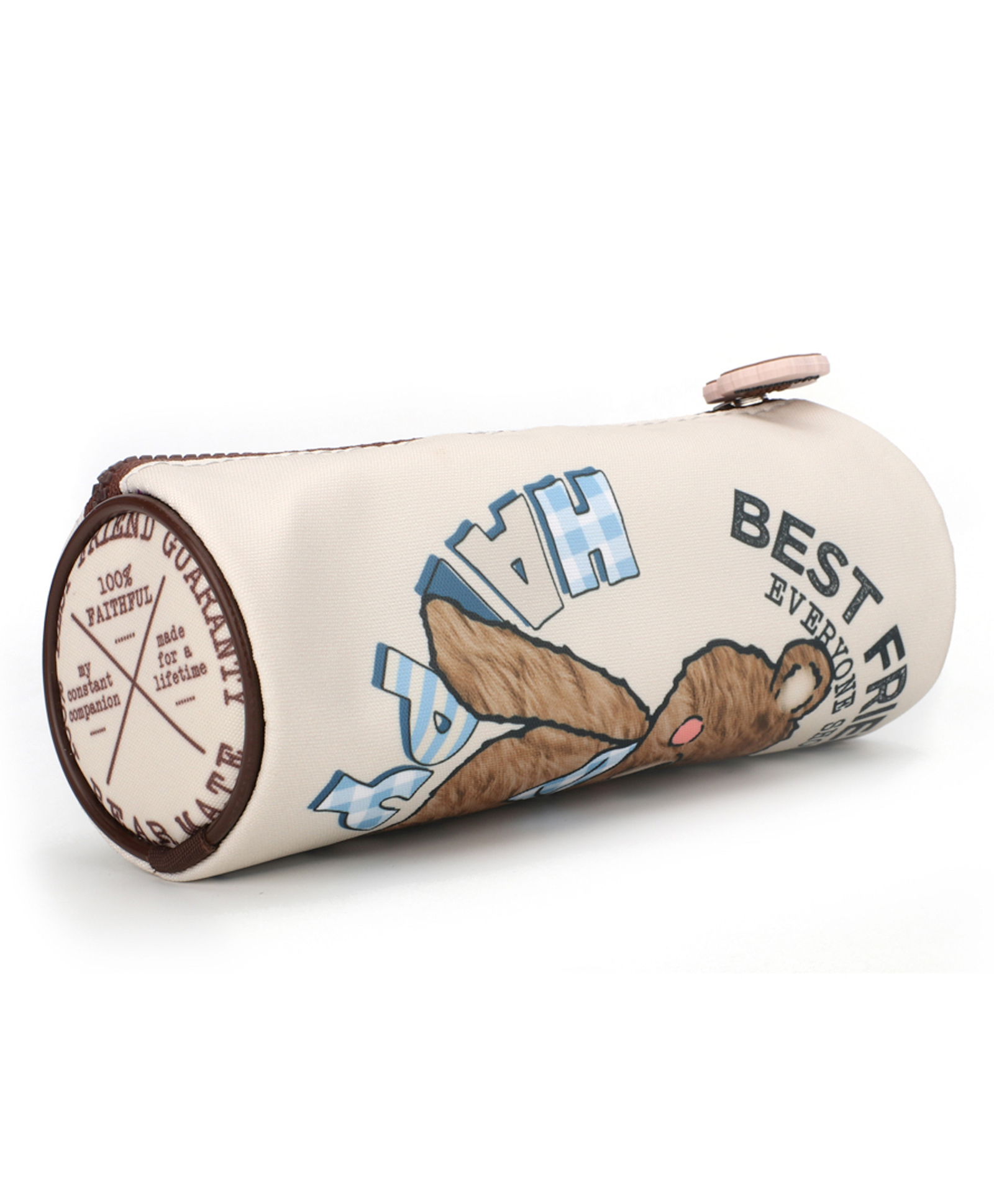 QIPS Round Pencil pouch - Bear 12-picture-43