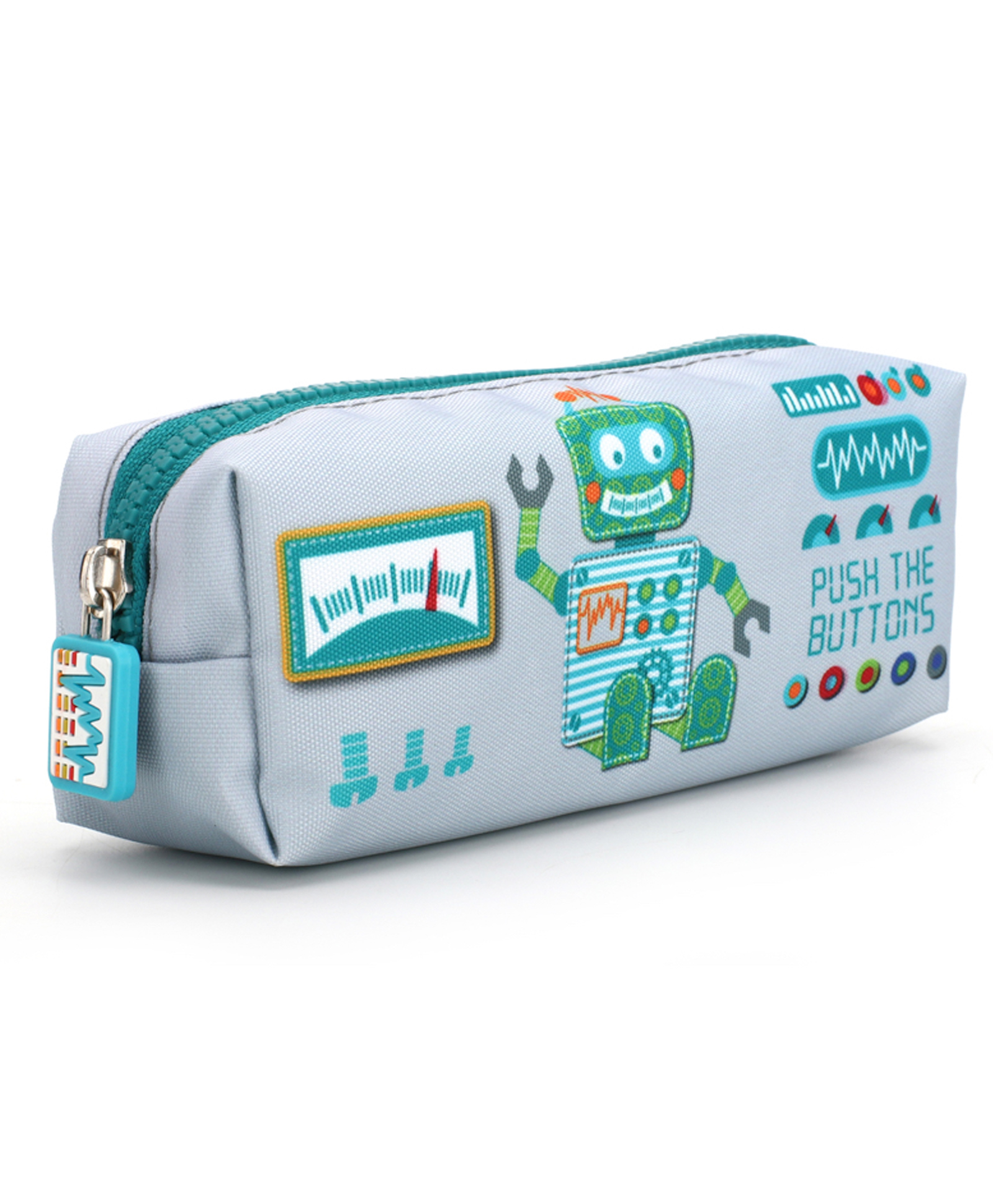 QIPS Compact Pencil pouch - Robot 03-picture-38