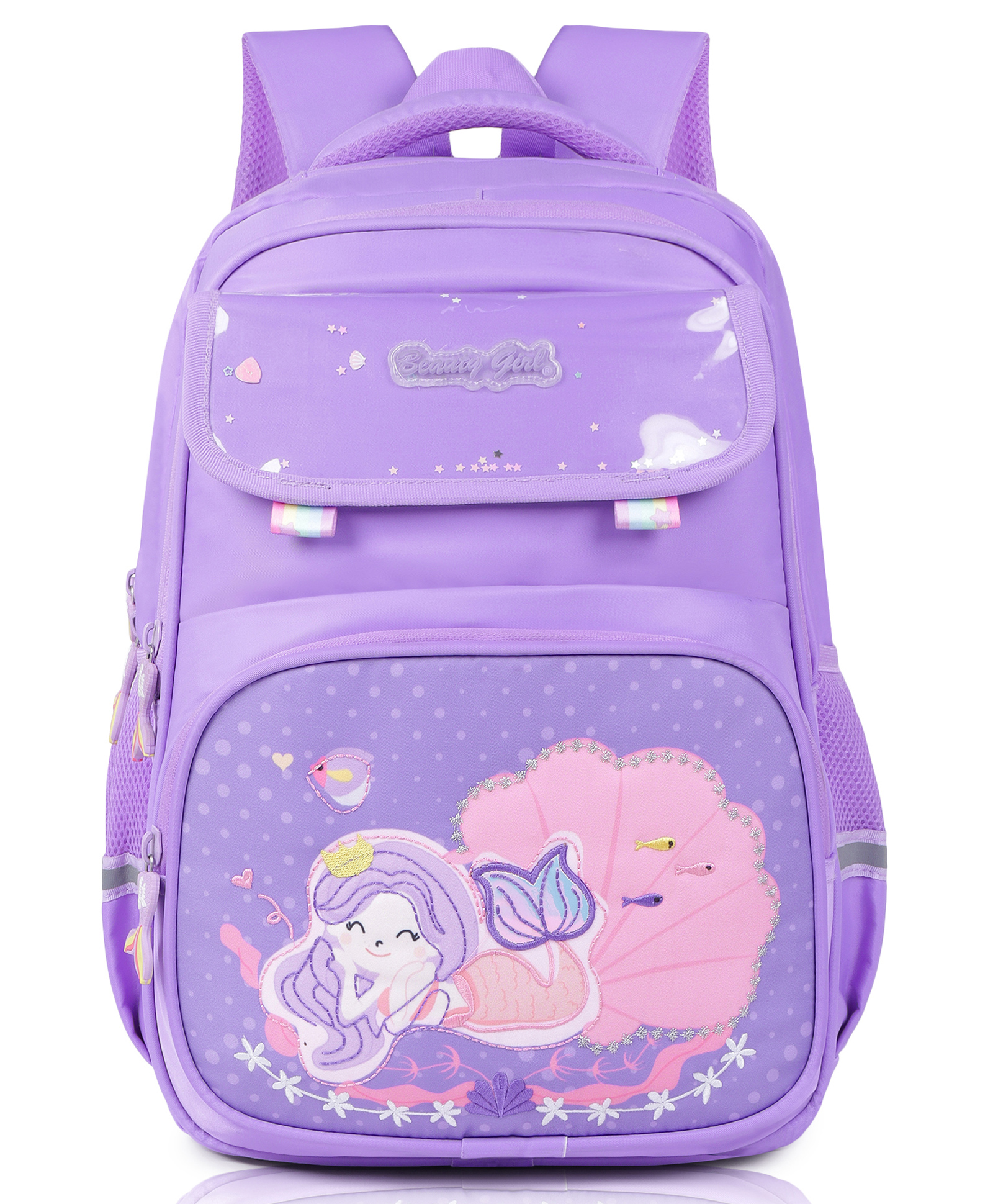 Beauty Girls by Hotshot Mermaid_1618| School Bag|tutuion Bag|college Backpack |water Resistant |kids Bag|for Girls & Women|32 Liters School Bag for Girls-Height 18 Inches-picture-16