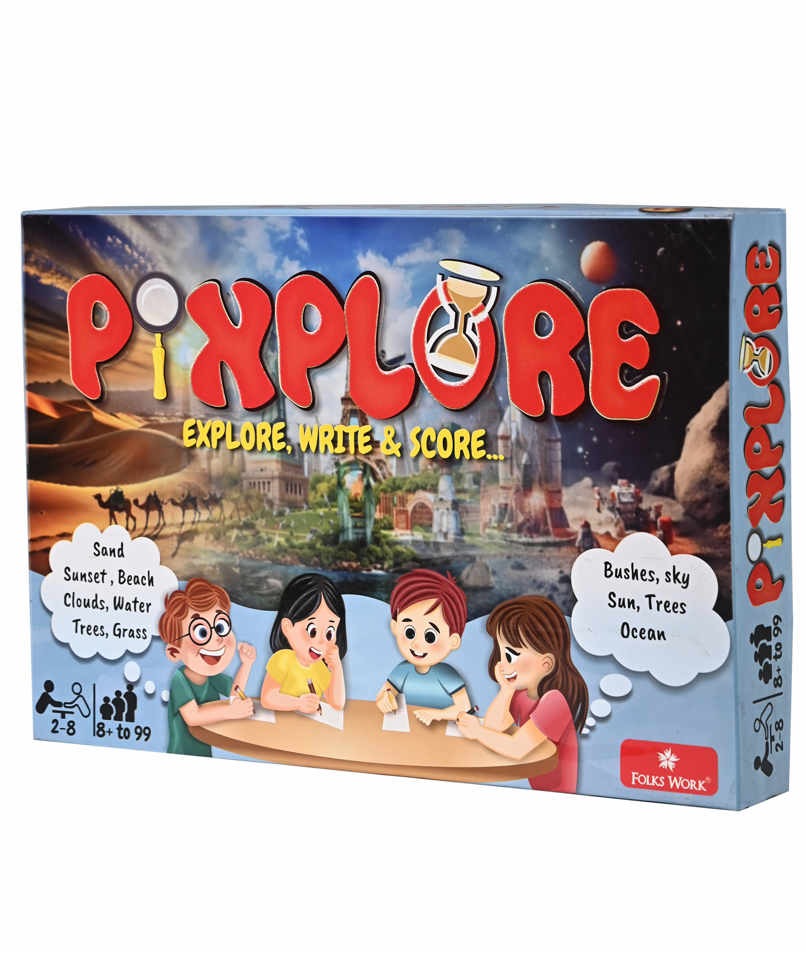 Folks Work Pixplore Board Game - Multicolor-picture-14