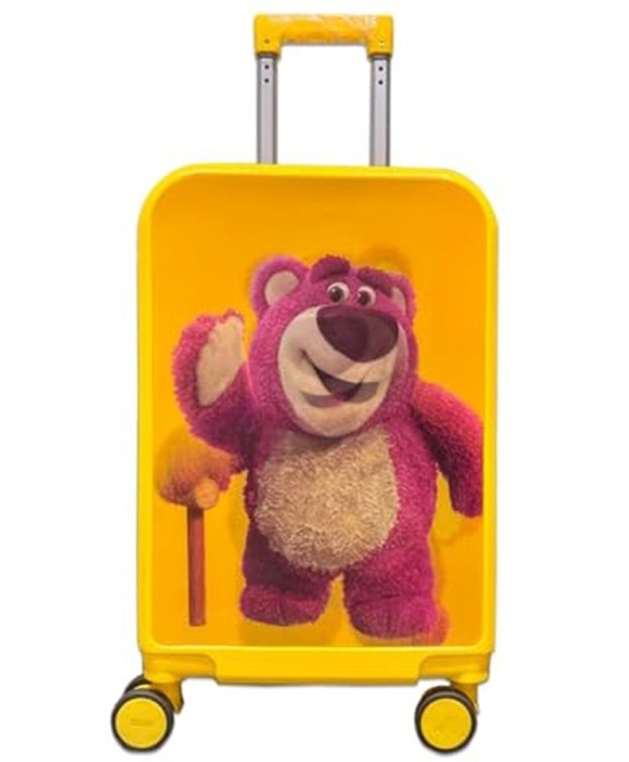 Winnies 20 Inch Kids Suitcase with 4 Wheel Yellow