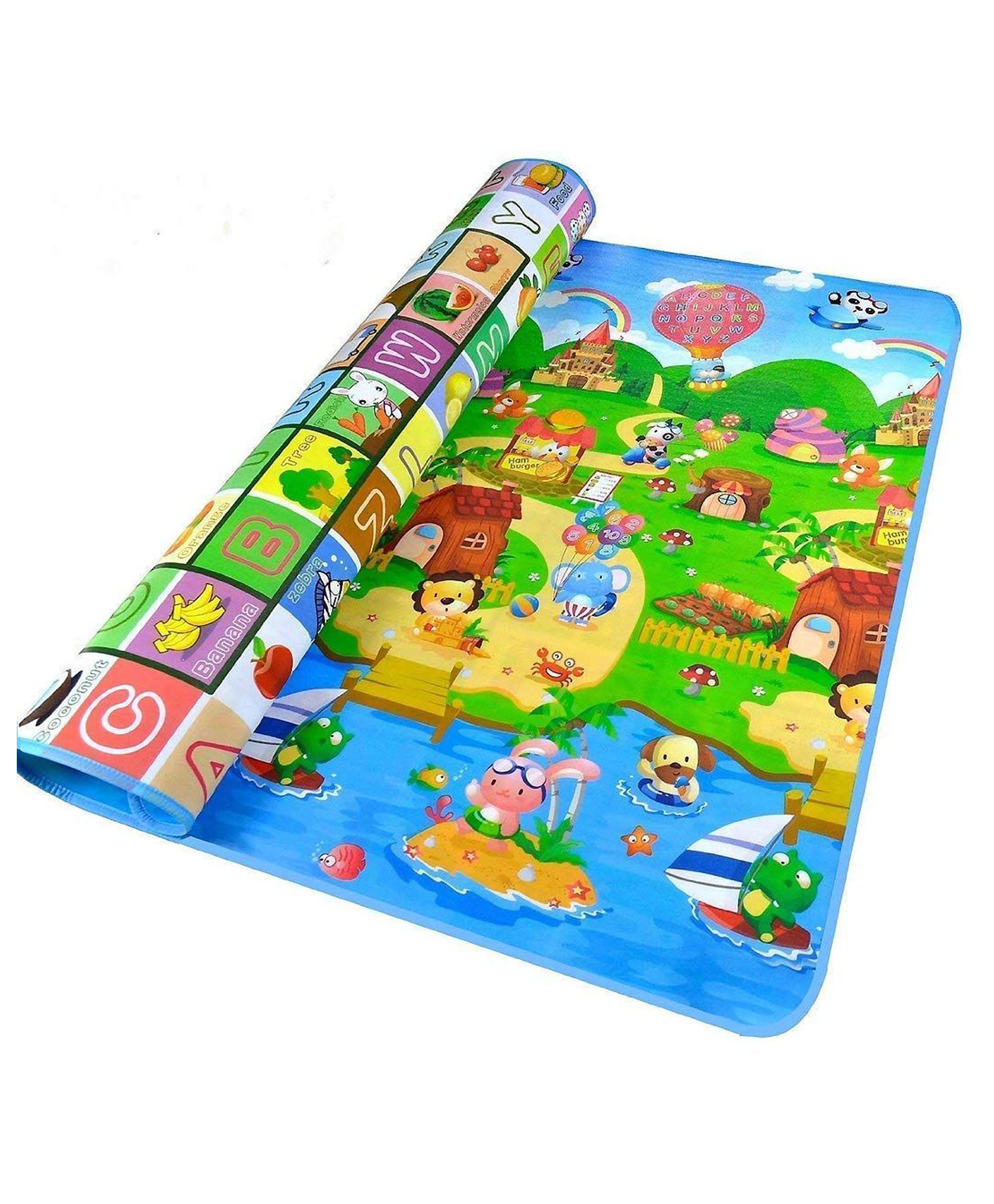 InPout High Density Play Mat with Animal Print (Design may vary) - Mulitcolor-picture-2