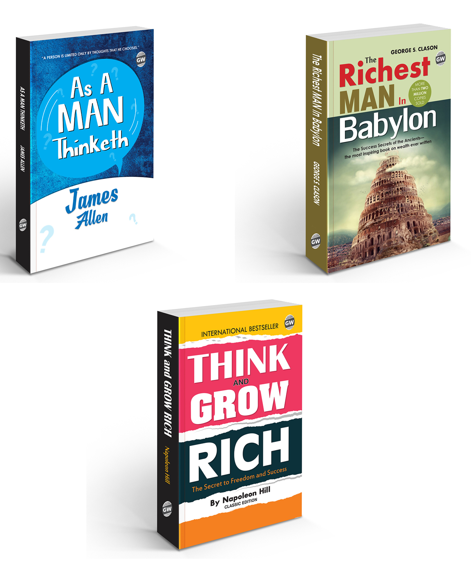 Think & Grow Rich, The Richest Man In Babylon and As A Man Thinketh (Paperback) :- Motivational books for wealth, Classic English Novel | Combo of 3 Novels-image-5