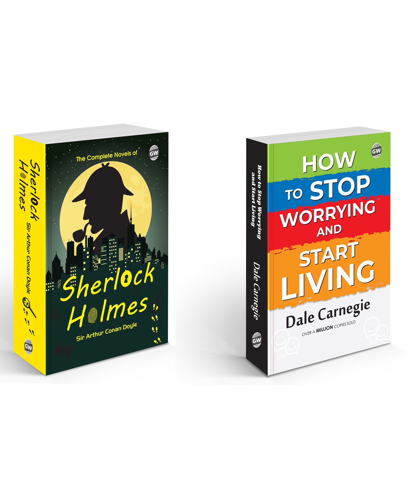 How to Stop Worrying and Start Living and The Complete Novel of Sherlock Holmes (Paperback) : Self-help books for peace of mind, Classic English Novel-image-14