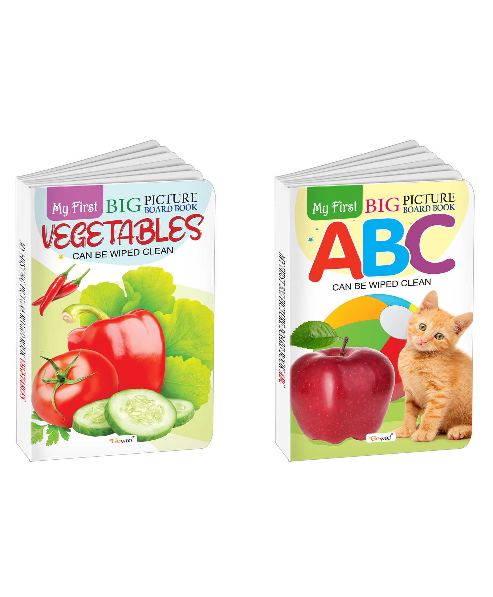 My First Big Picture Board Book ABC AND Vegetables : Learning books for toddlers, Knowledge-building picture books for kids, Board books for toddlers | Pack of 2 board books-image-42