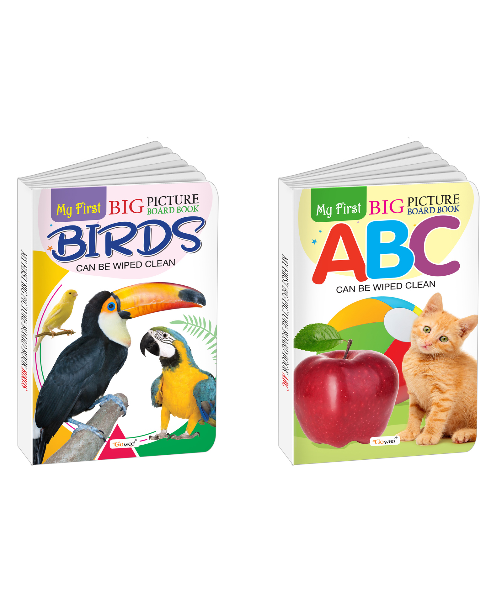 My First Big Picture Board Book ABC AND Birds : Educational books for young children, Fun learning picture books for kids, Toddler learning board book | Pack of 2 board books-image-25