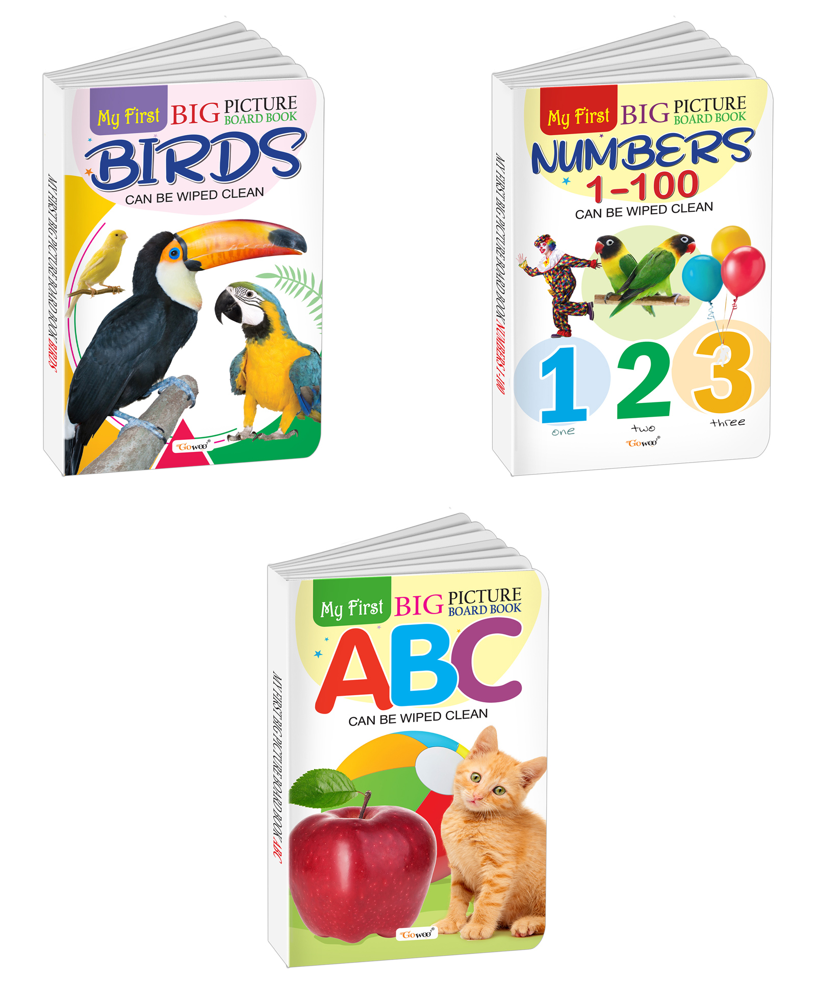 My First Big Picture Board Book ABC, Numbers 1-100 and Birds : Educational books for toddlers, Kids learning picture books, Board books for early learners | Set of 3 board books-image-37