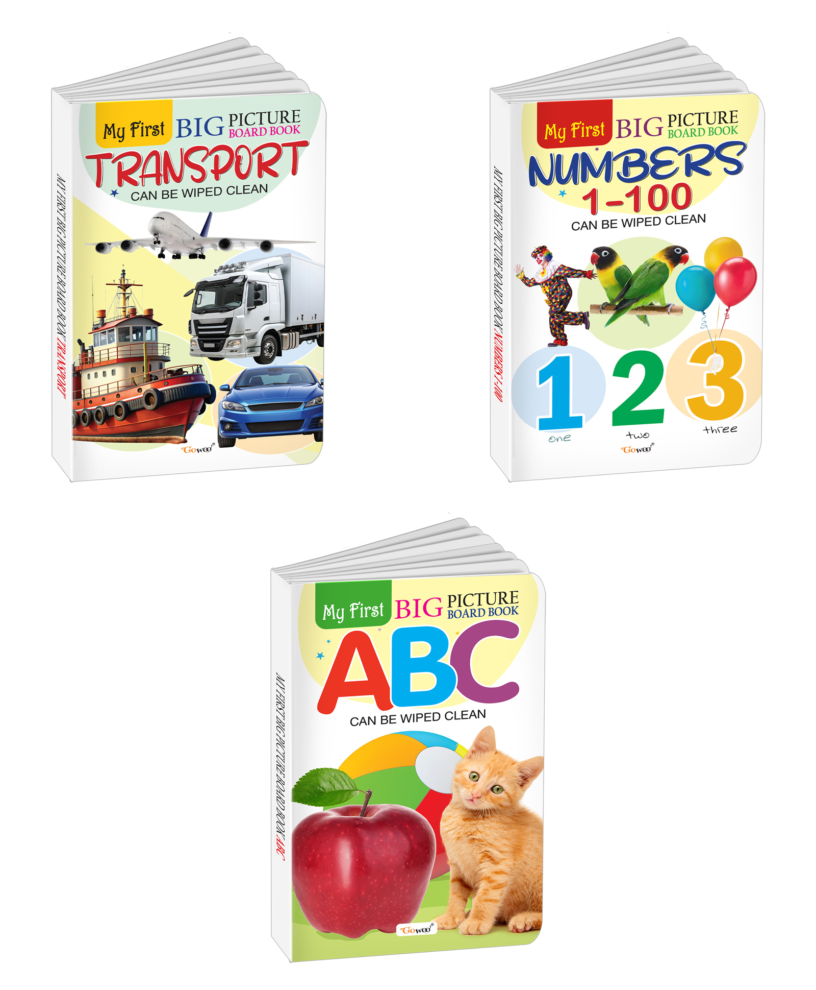 My First Big Picture Board Book ABC, Numbers 1-100 and Transport : Children's educational picture books, Preschool learning books, Educational books for toddlers| Pack of 3 board books-image-36