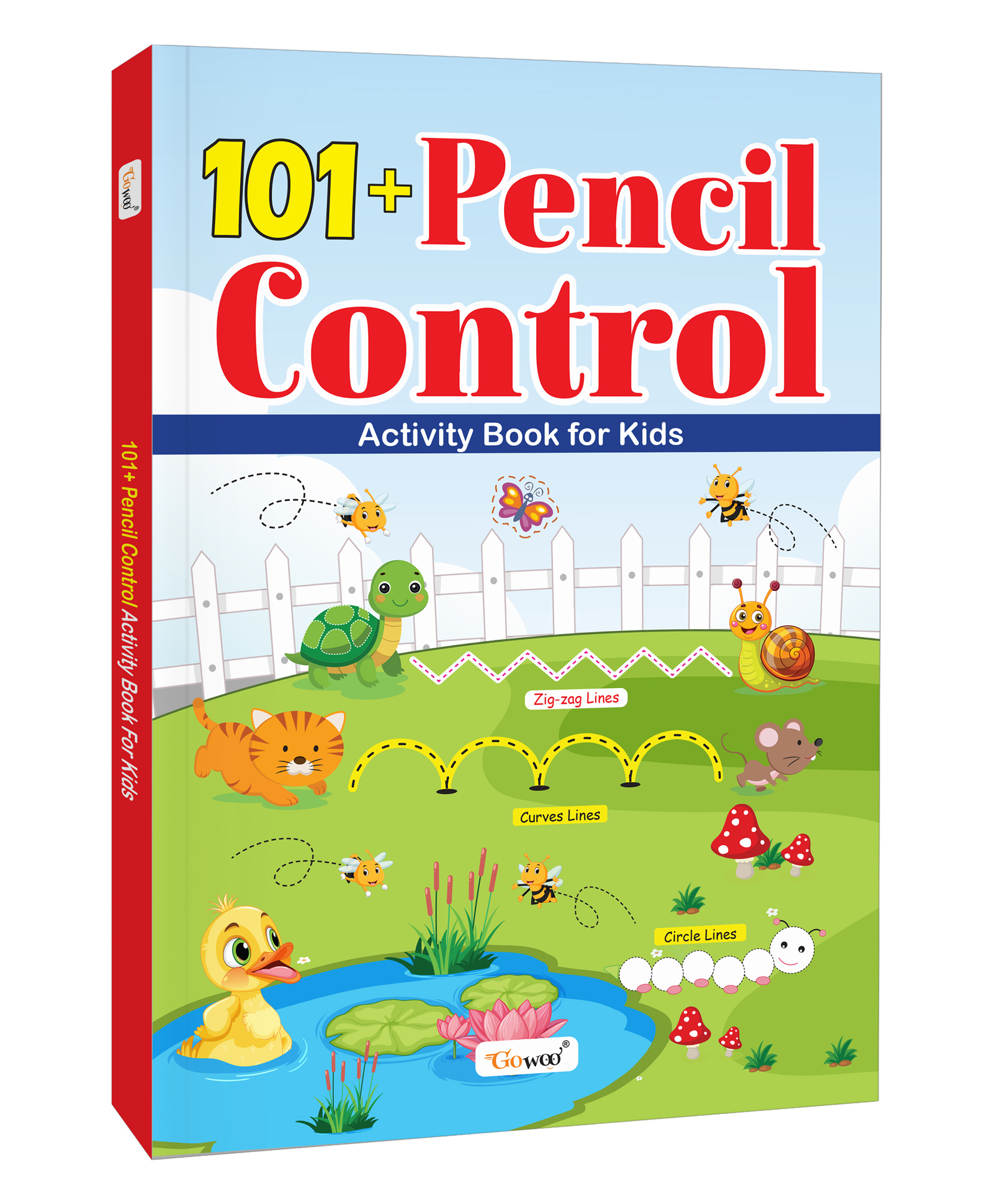 101+ Pencil Control Activity Book for Kids : Fun Activity Book for Toddlers , Activity Book for Early Learners , Fine Motor Skills Activities for Kids , Fun Maze Activity Book for Kids- English-image-13