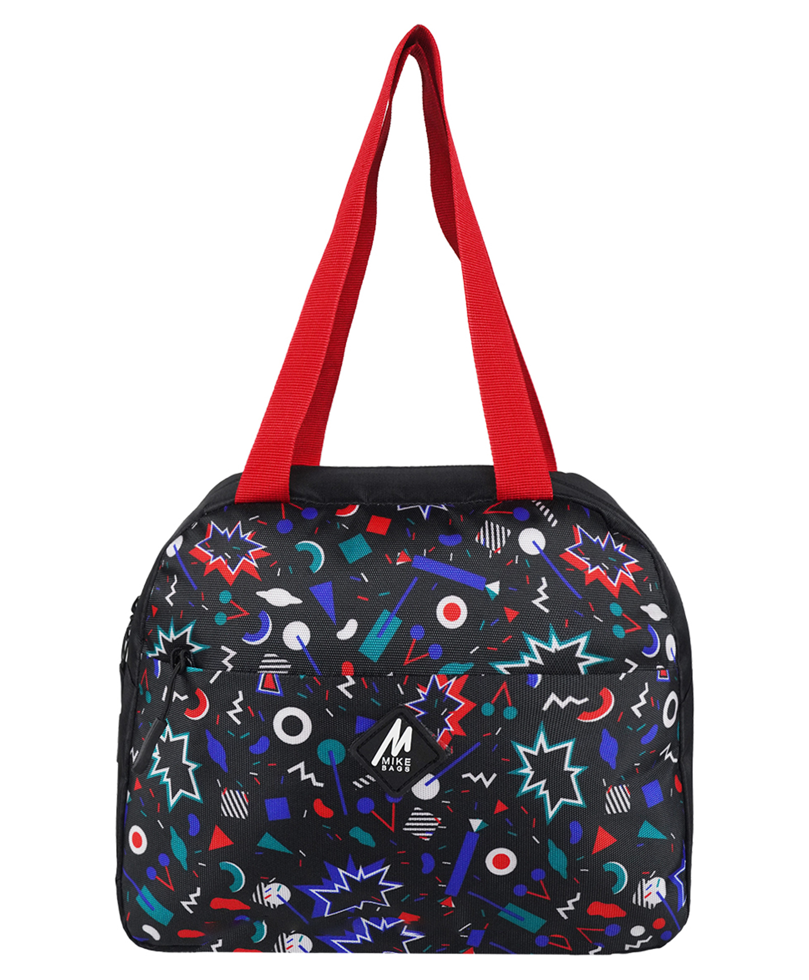 Mike Bags Milano 10L Lunch Bag - Black & Red-image-17