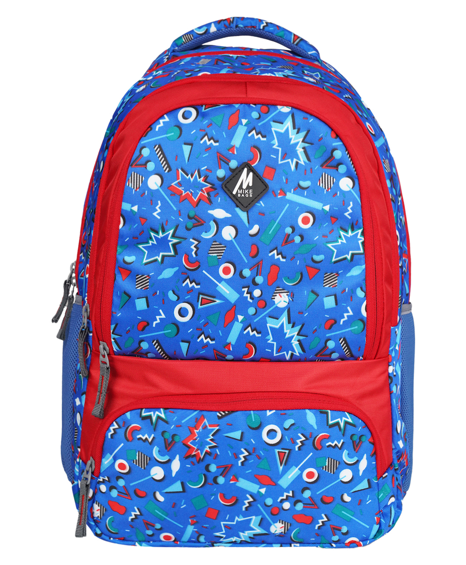 Mike Bags Laren 23L Laptop Backpack T Blue & Red - Height 19 Inches-image-20