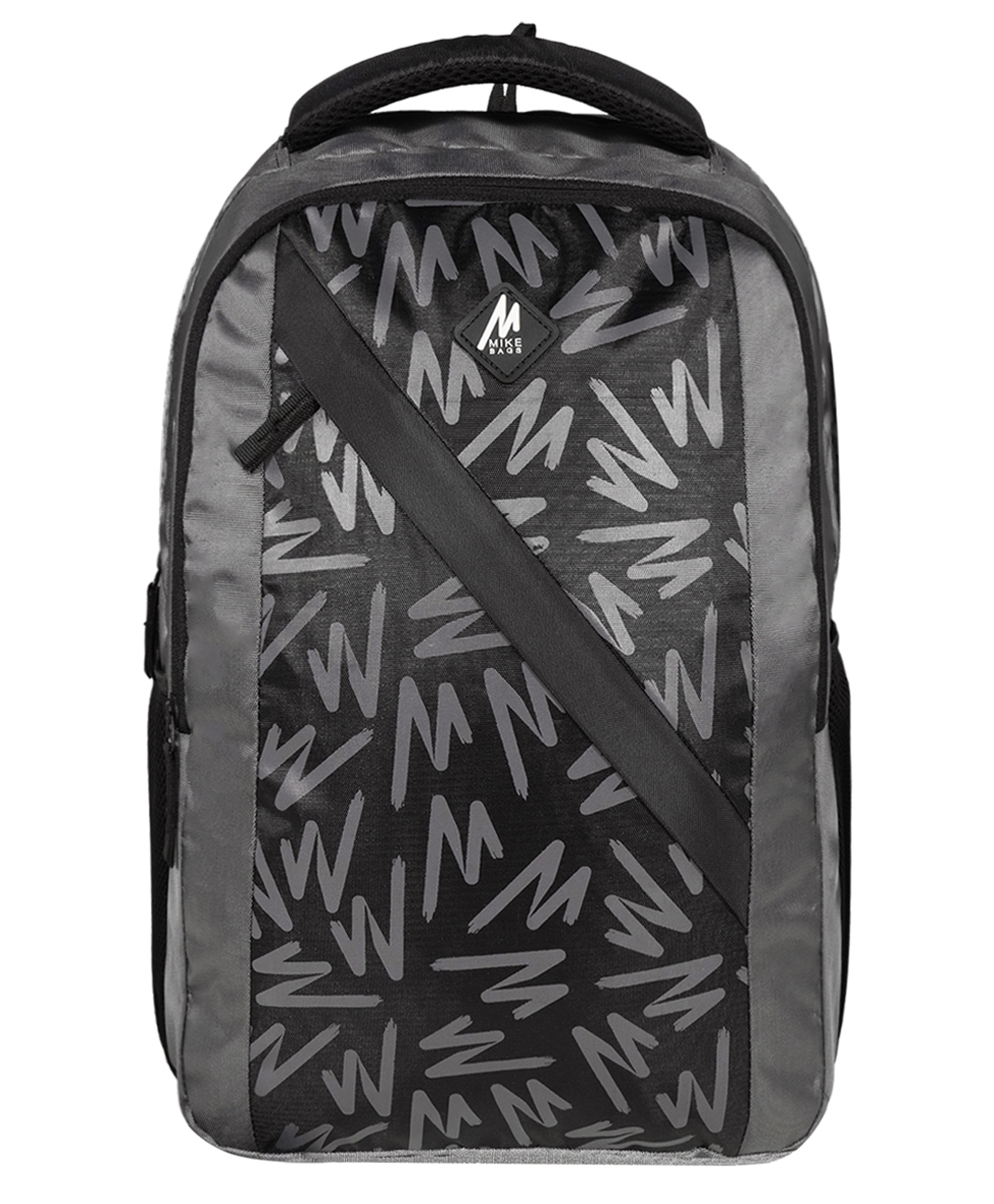 Mike Bags Bloom 26L School Backpack Grey - Height 19 Inches-picture-31