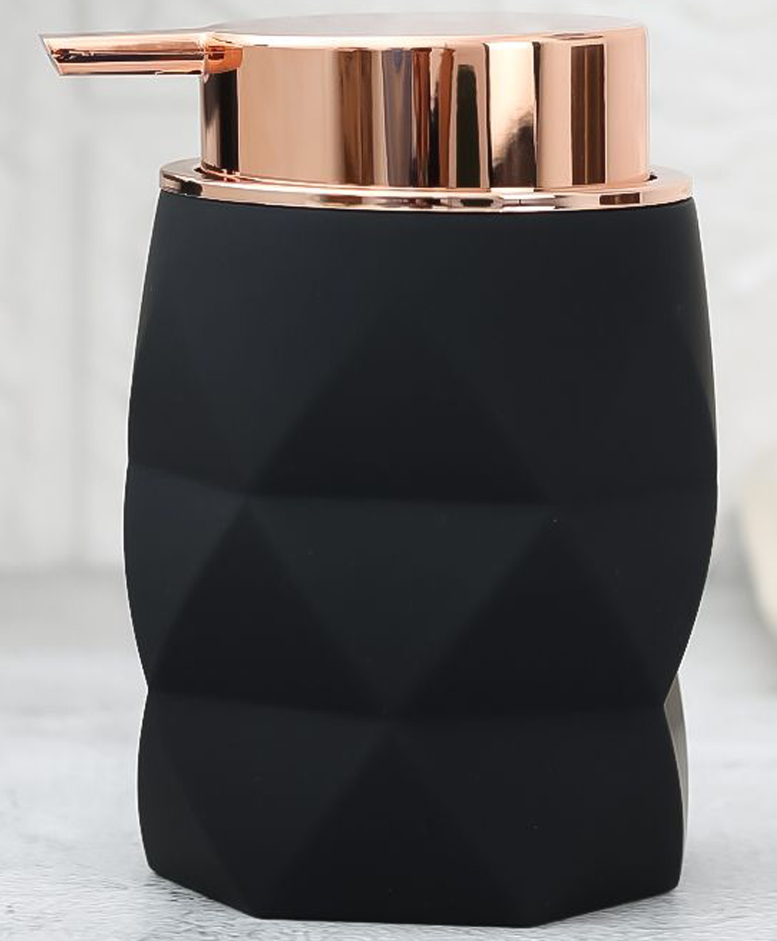 The Procure Store Crystal Design Soap Dispenser 240 ml- Black-image-36