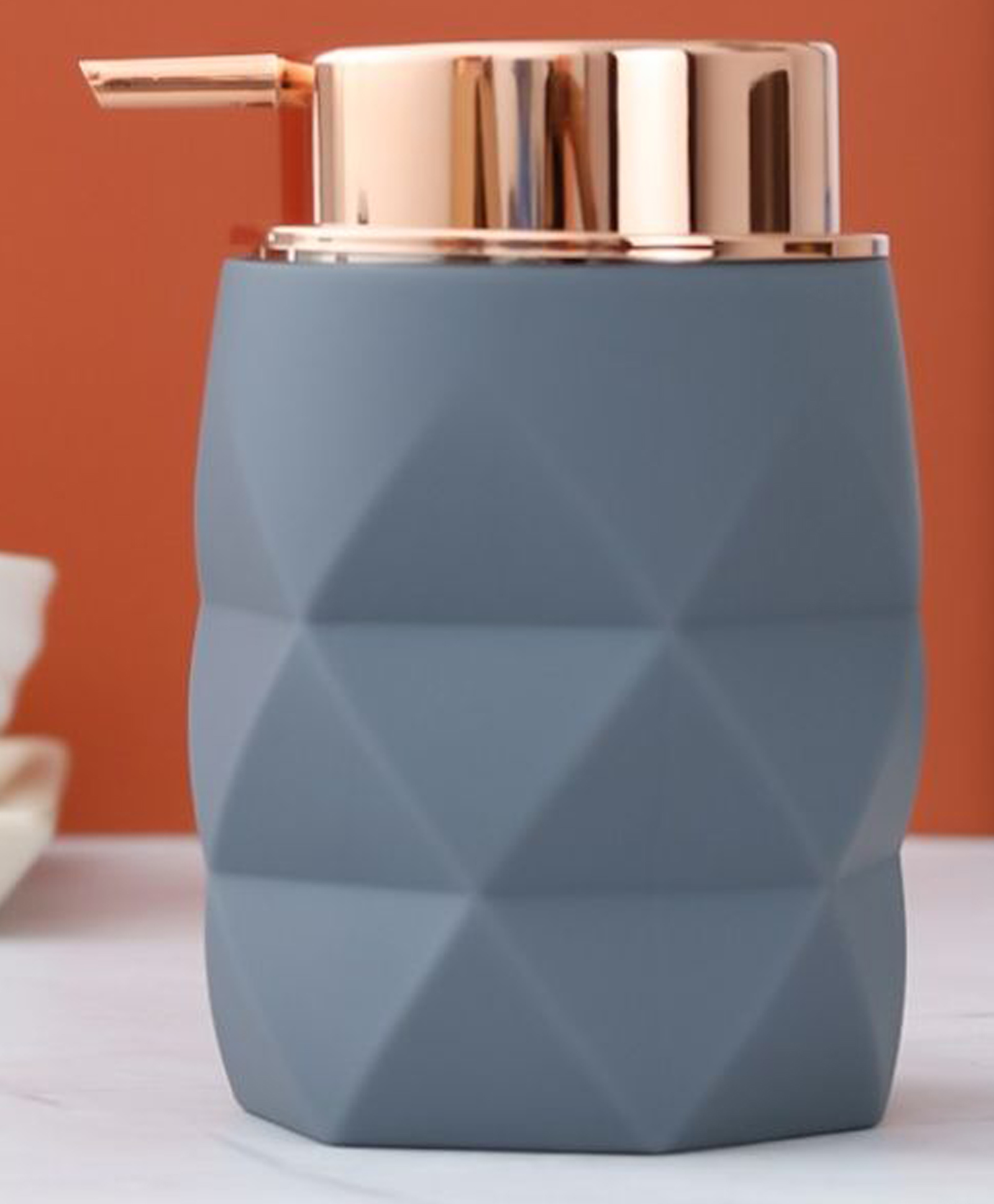The Procure Store Crystal Design Soap Dispenser 240 ml- Grey-image-48