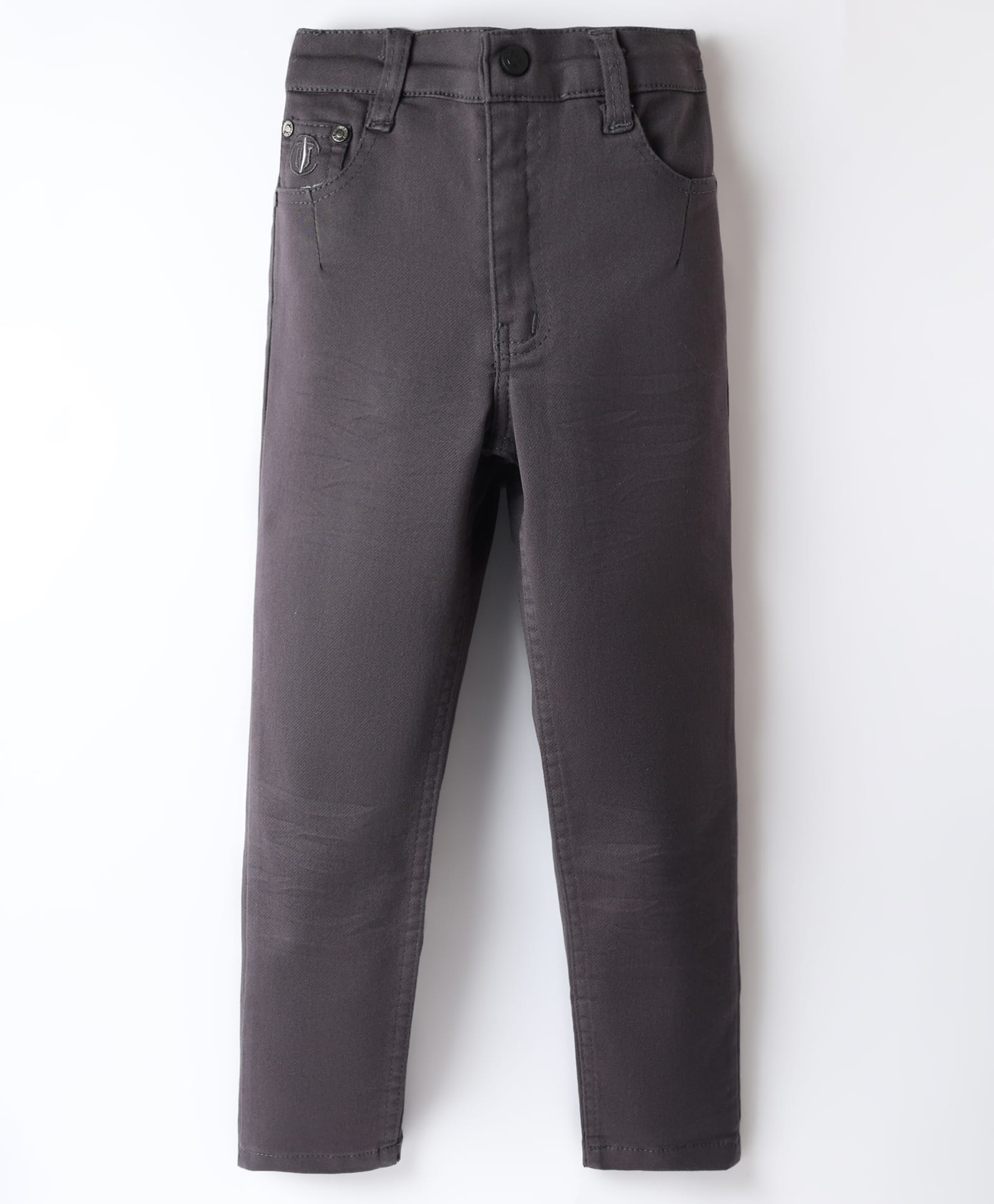 Dapper Dudes Solid Denim Jeans - Dark Grey-picture-18