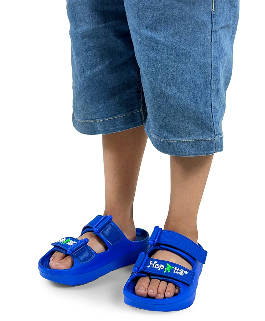 Hopits Brand Name Designed With Changeable Straps Water Proof Sandals - Royal Blue-picture-11