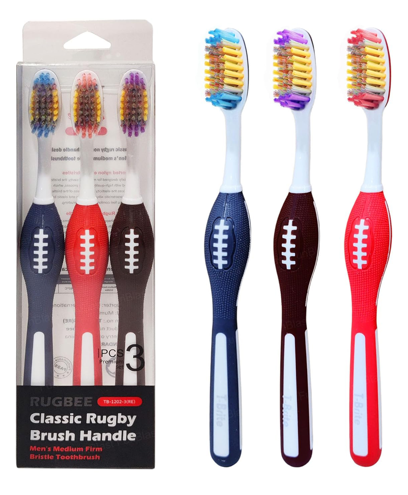 FunBlast Manual Tooth Brush Set for Men & WomenPack of 3 Multicolor-image-10