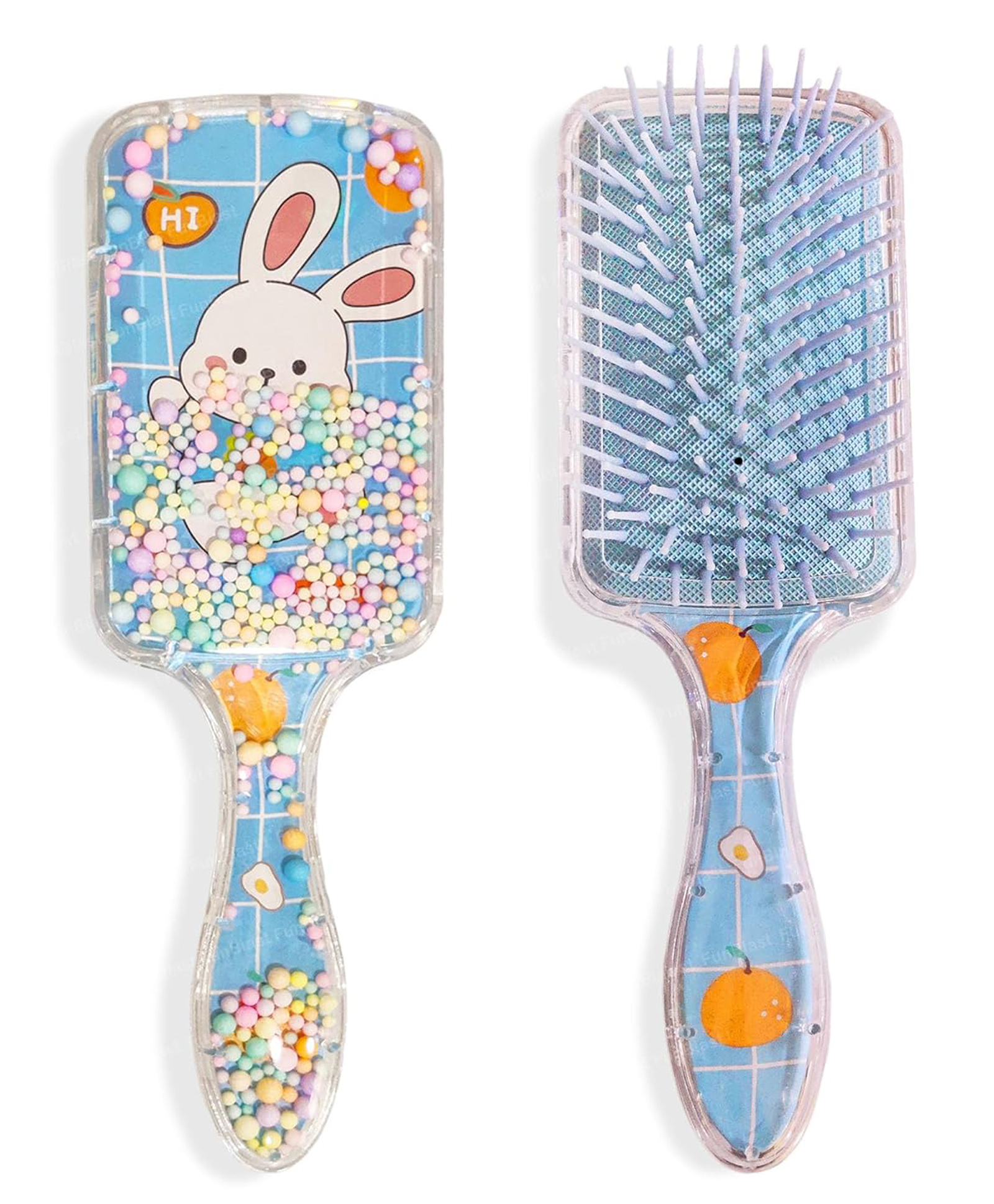 FunBlast Cartoon Print Glitter Hair Comb for Girls1 Pc Random Color & Design-picture-14