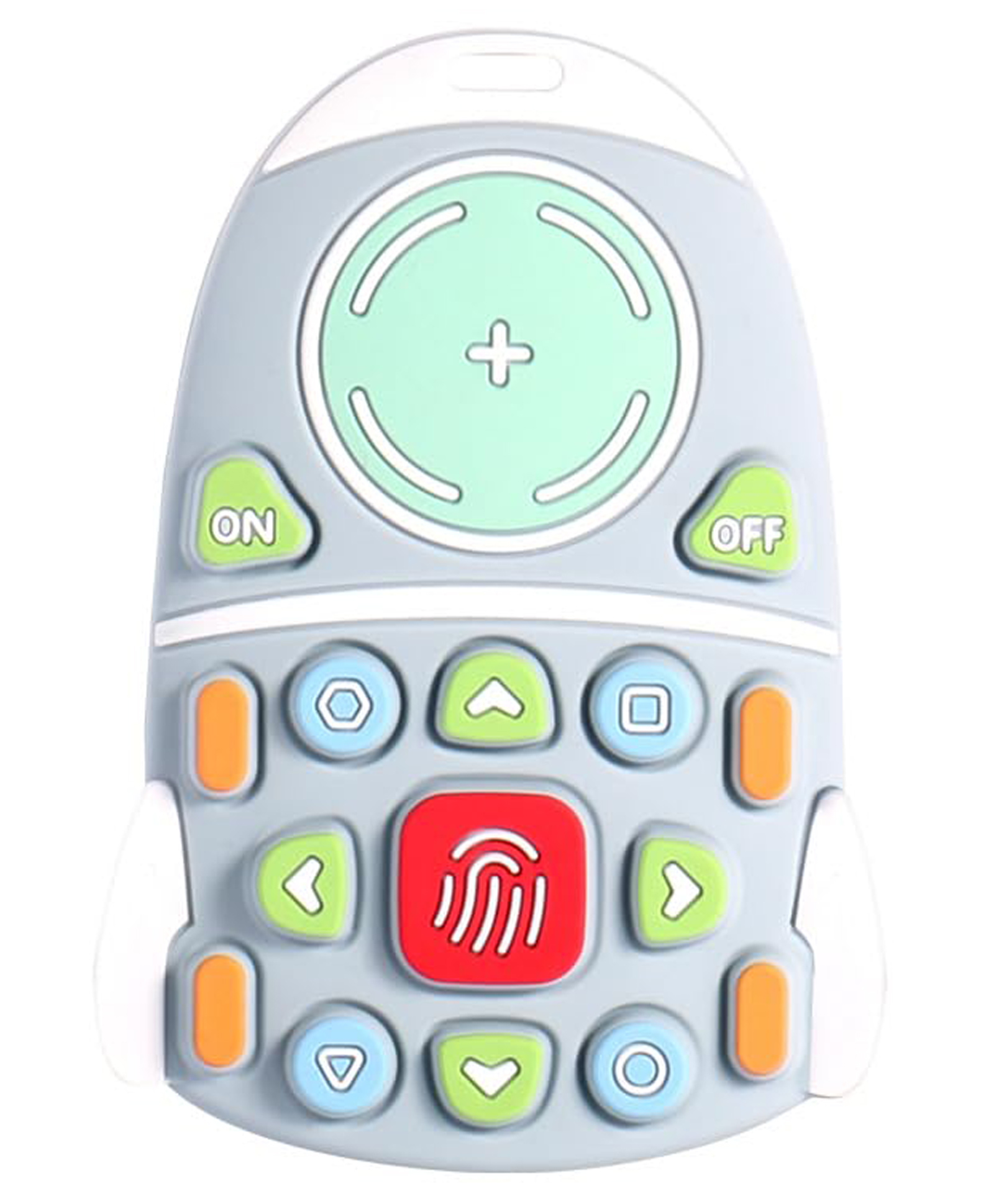 FunBlast Rocket Shaped Silicone Teether Toy Light Blue-image-46