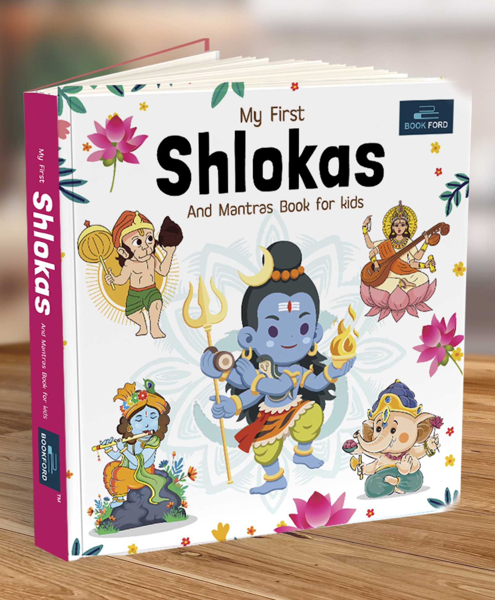 My First Shlokas And Mantras Book For Kids Board Book - English & Hindi-image-44