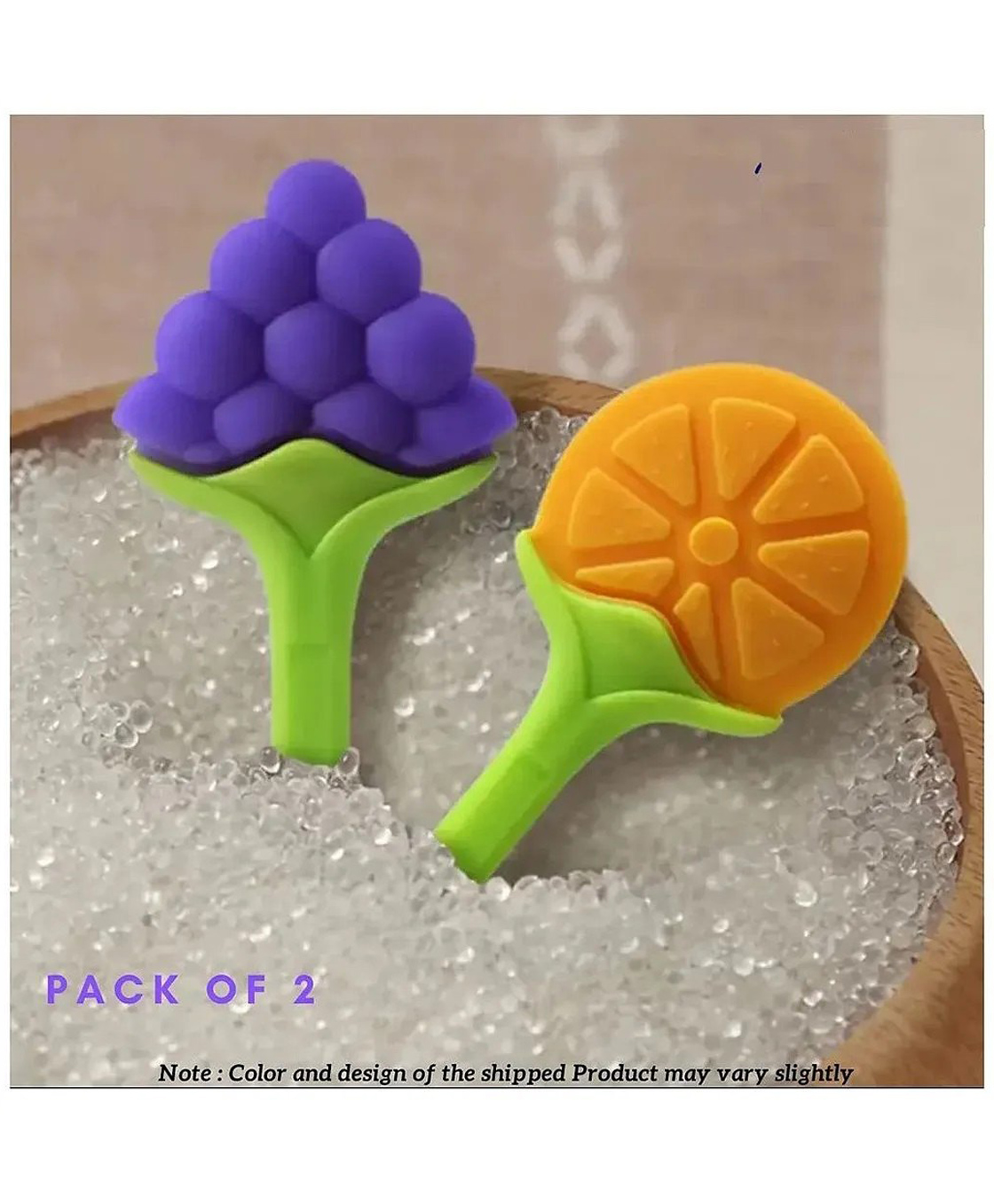 numum Teething Silicone BPA Free Natural Organic Freezer Safe Teethers for Newborn Infant, Soft & Textured - Babies Shower Gift (Pack of 2) Multicolor (Color and design may vary)-image-41