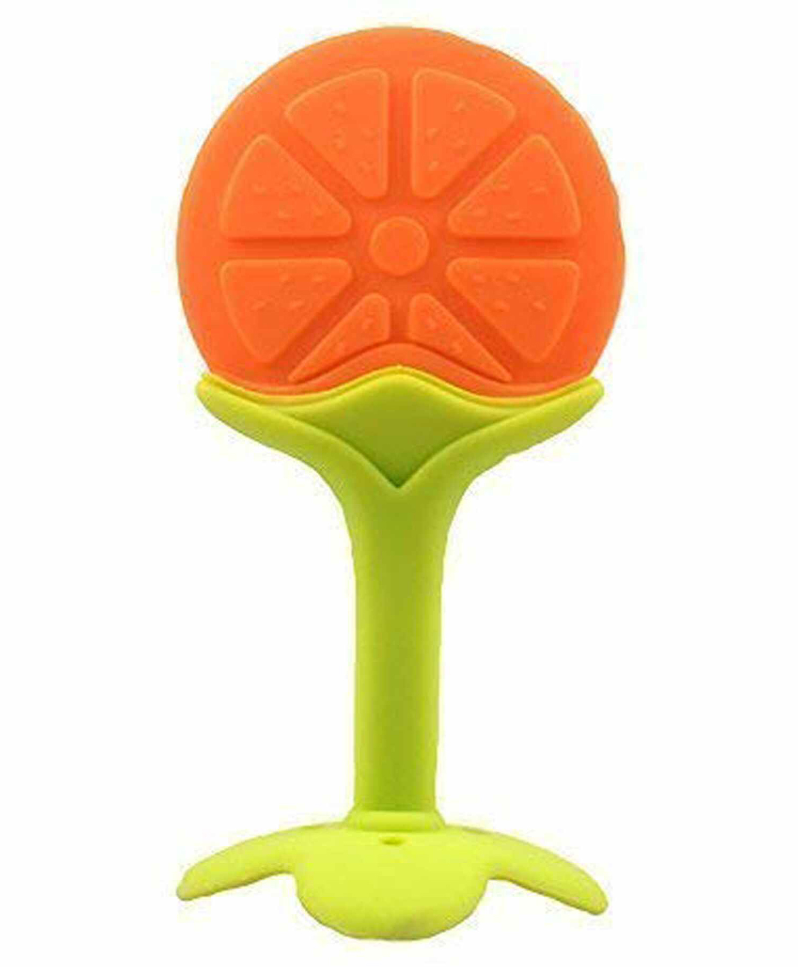 Numum Silicone Orange Shape Teether - Multicolour (Color and design may vary)-image-16