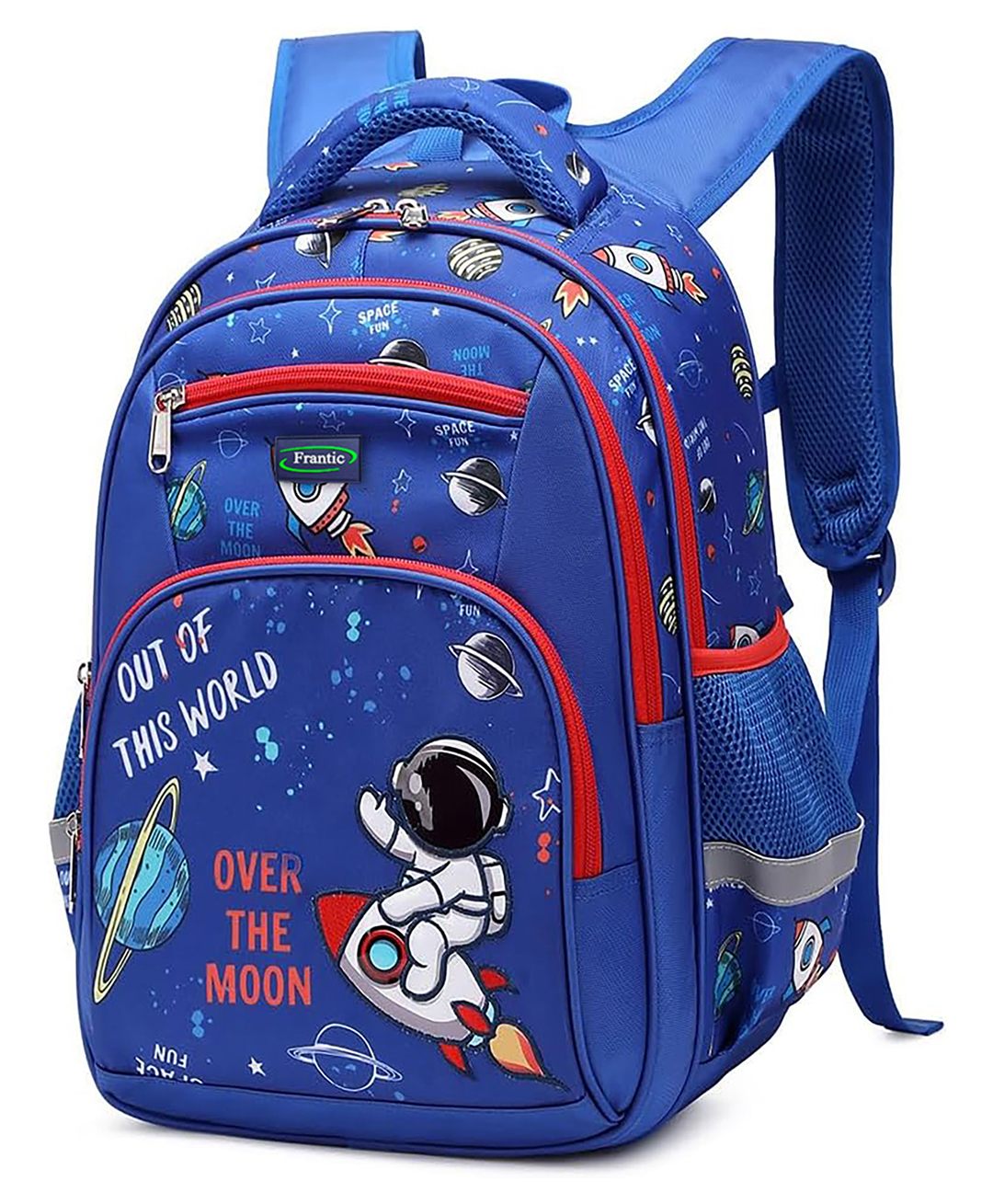 Frantic Premium Quality Blue moon bag for Kids- Height 16 Inch