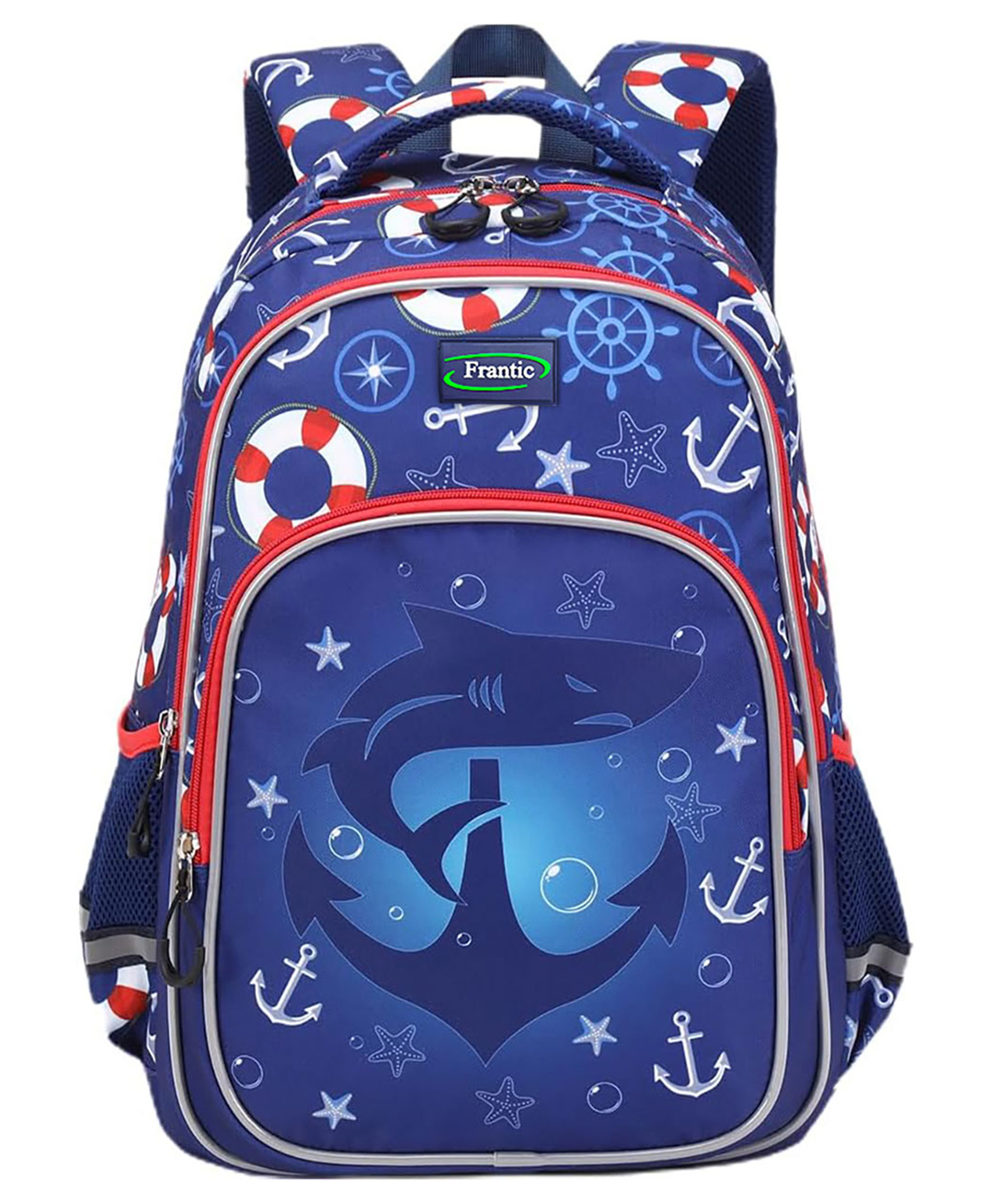 Frantic Premium Quality Blue water fish bag for Kids- Height 16 Inch-image-28