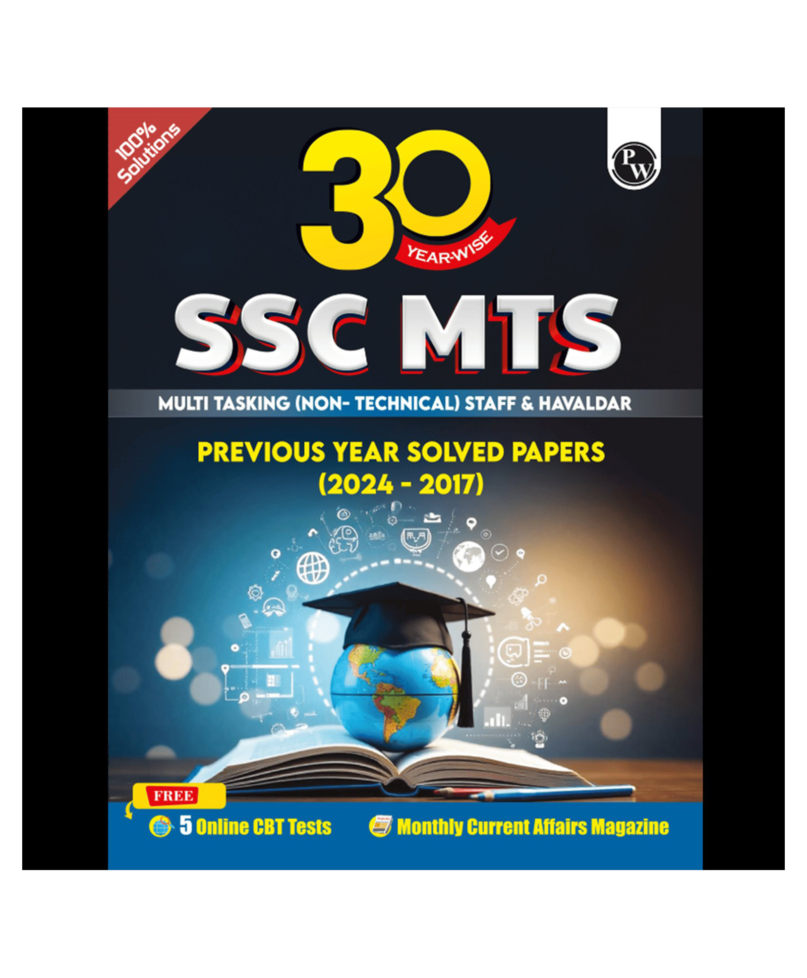 PW 30 SSC MTS Multi Tasking (Non-Technical) Staff and Havaldar Previous Solved Papers (2024 -2017) with 5 Online Mock Tests For Exam 2025-26 | PYQs | Fully Solved | English Edition - English-image-8