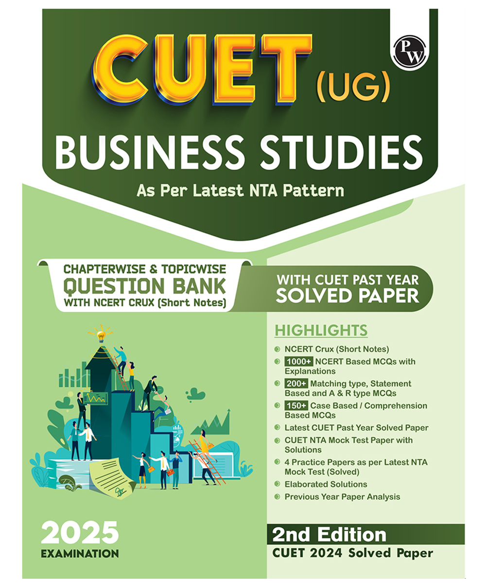 Physics Wallah CUET (UG) Business Studies 2025 Chapterwise & Topicwise Question Bank with Past Year Questions and Mock Test | Latest 2024 Solved PYQ, NCERT Short Notes, MCQs - English-image-17