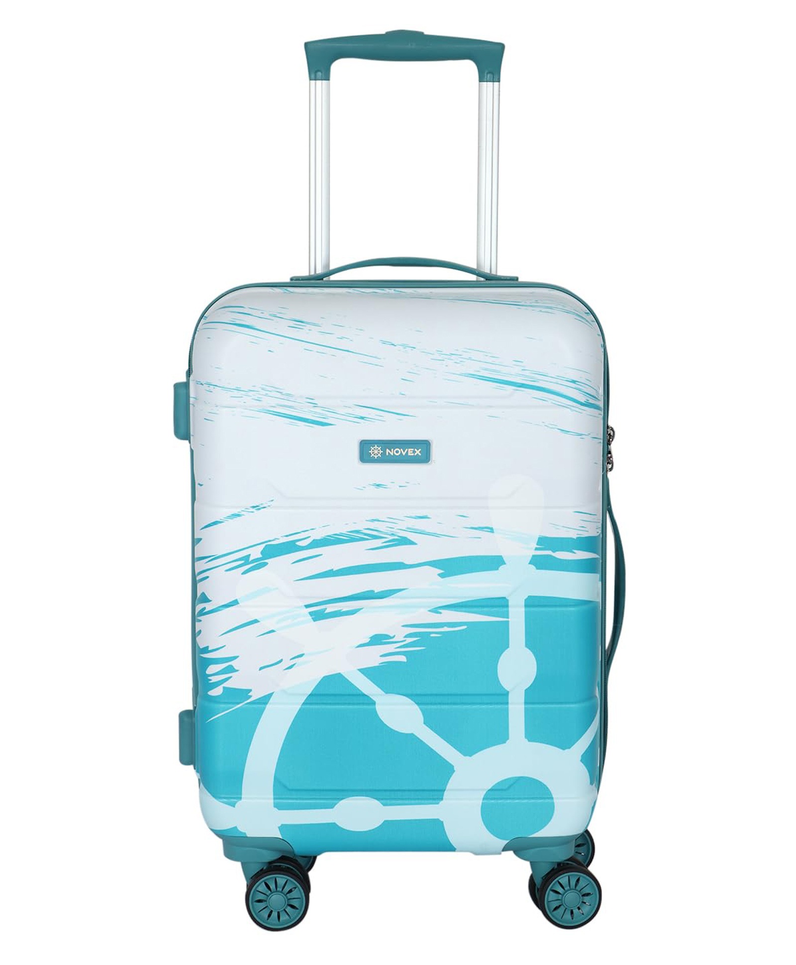 NOVEX Large Check-in Suitcase (75 cm) 4 Wheels - Voyage Check-in Size Unbreakable Polycarbonate Hard Trolley Luggage with 4 Wheels - Turquoise-picture-24