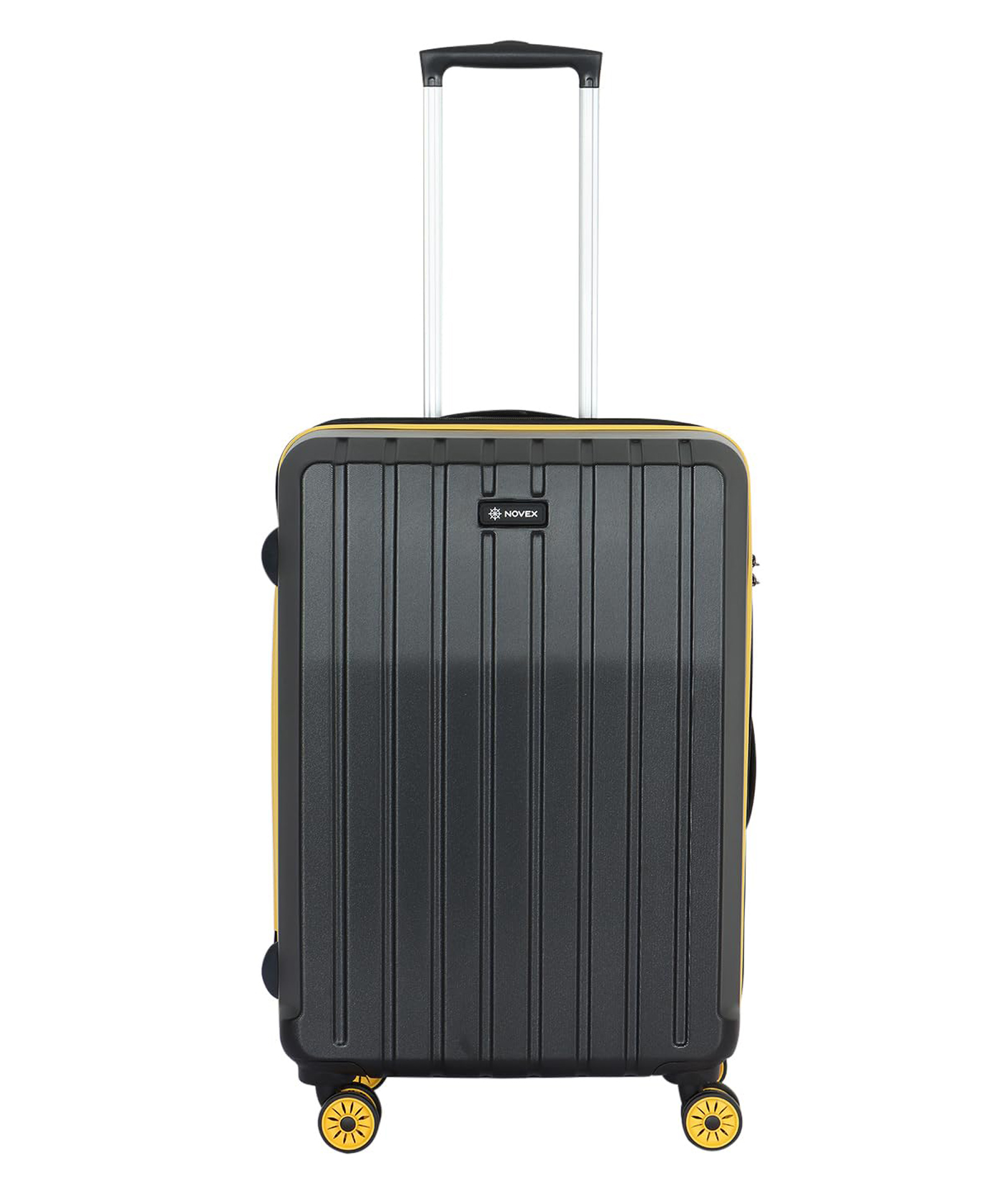 NOVEX Small Cabin Suitcase (55 cm) 4 Wheels - Urban Pro Cabin Size Unbreakable Polycarbonate Hard Trolley Luggage with 4 Wheels - Black-picture-14