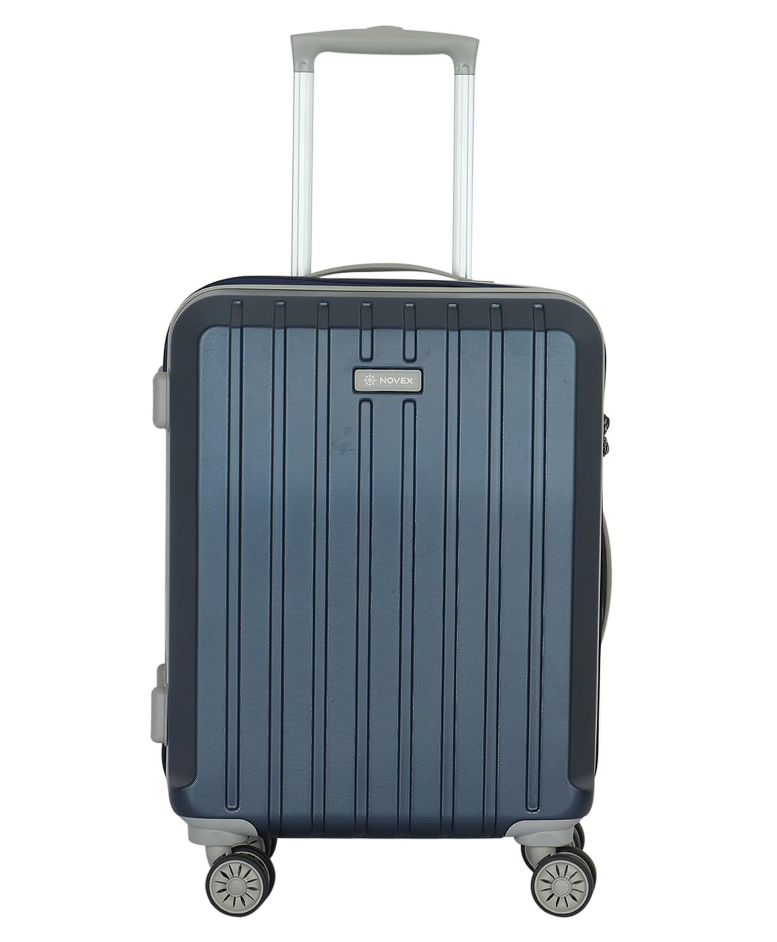 NOVEX Medium Check-in Suitcase (65 cm) 4 Wheels - Urban Pro Check-in Size Unbreakable Polycarbonate Hard Trolley Luggage with 4 Wheels - Navy Blue-image-30