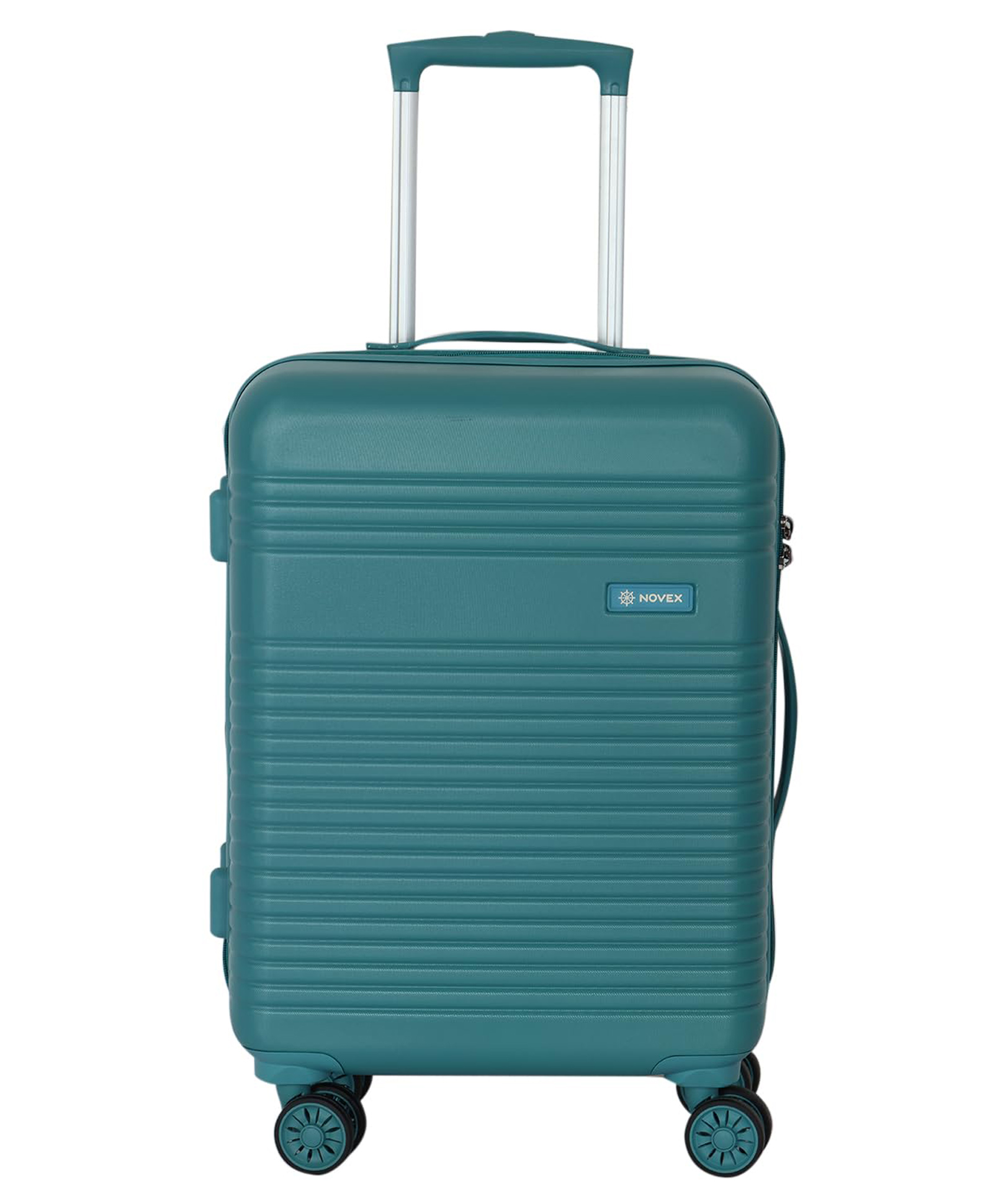 NOVEX Small Cabin Suitcase (55 cm) 4 Wheels - Abroad Pro Cabin Size Unbreakable Polycarbonate Hard Trolley Luggage with 4 Wheels - Turquoise-picture-17