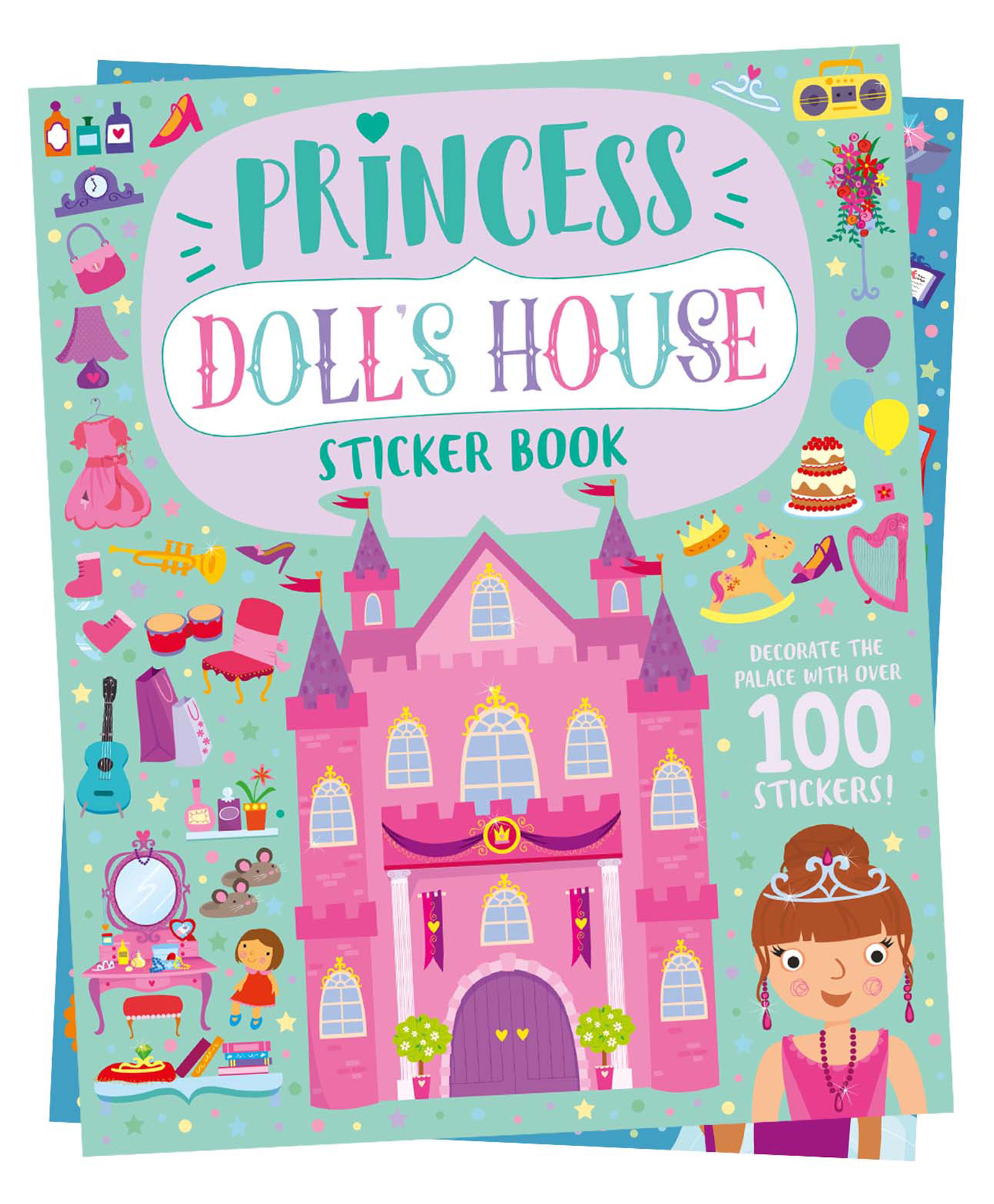 parragon Doll's House: Princess Doll's House Sticker Book | Royal Sticker & Activity Book for Kids | Create & Decorate a Magical Princess-Themed Dollhouse| For Age 4-6|-picture-17