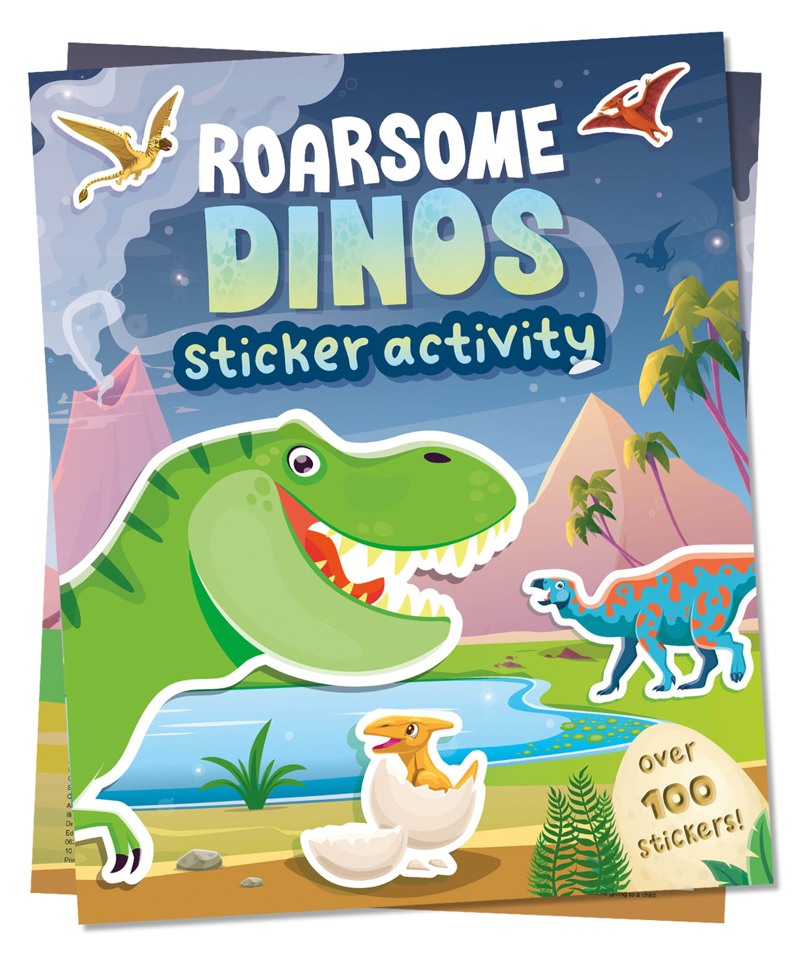 Amazing Sticker Activity: Roarsome Dinos | Fun Dinosaur Sticker Book for Kids | T-Rex, Triceratops & Prehistoric Adventures| For Ages 4-6| By Parragon Publishing - English-image-10