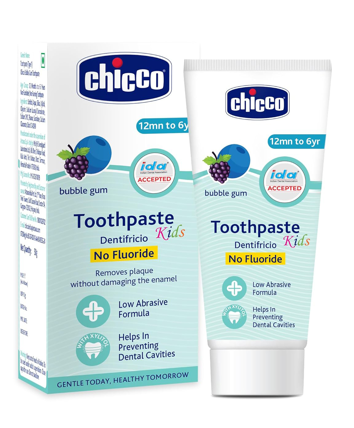 Chicco Toothpaste Bubble Gum Flavor - 50 g