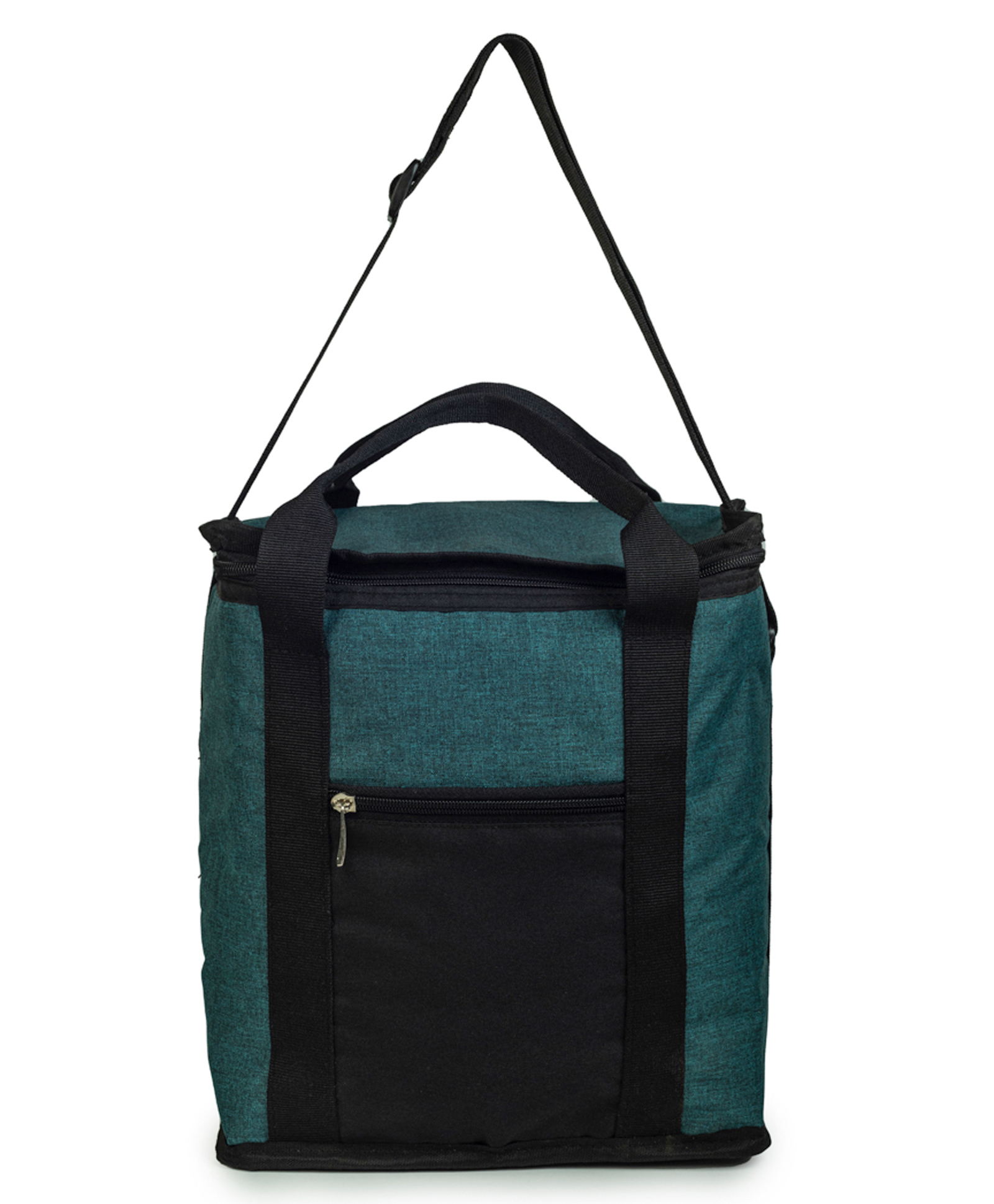 HOOM Office Lunch Bag with Met pet Aluminum Insulation- 13Litre -Green Melange-image-2