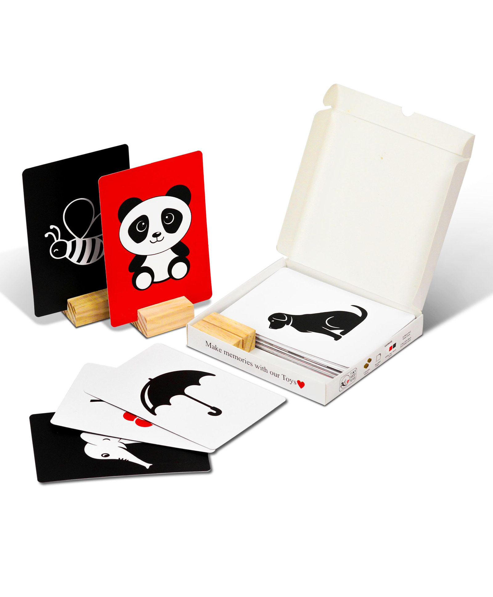 Happy Bear - Large Flash Cards with Stand - Multicolor-picture-20